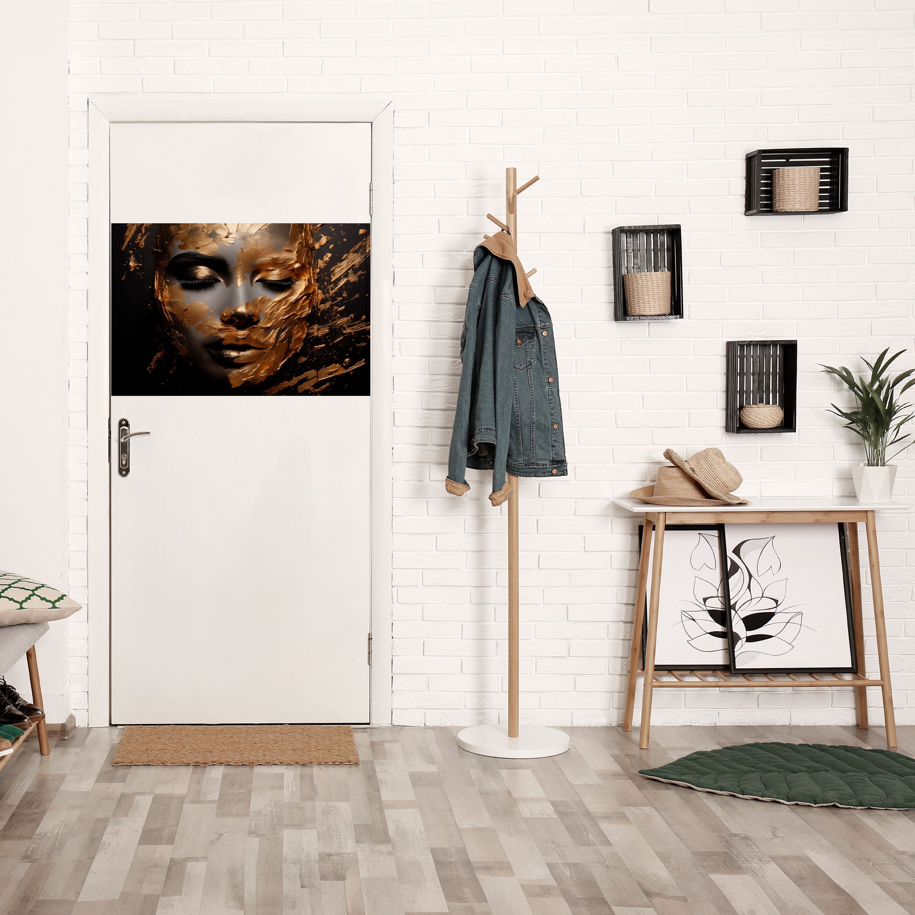 Affiche horizontale autocollante « BEAUTÉ CHATOYANTE »