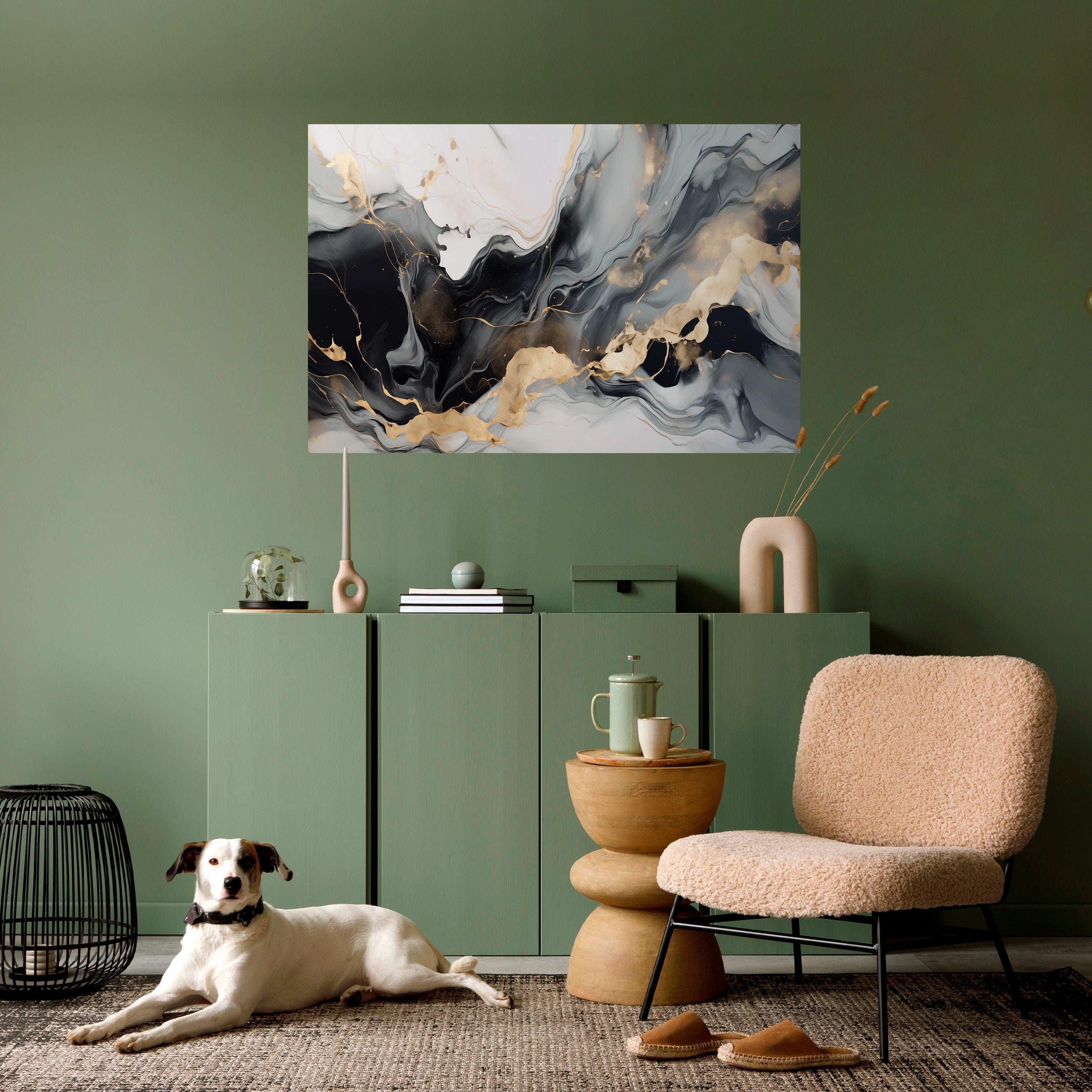 Affiche horizontale autocollante « Veins harmonieux »