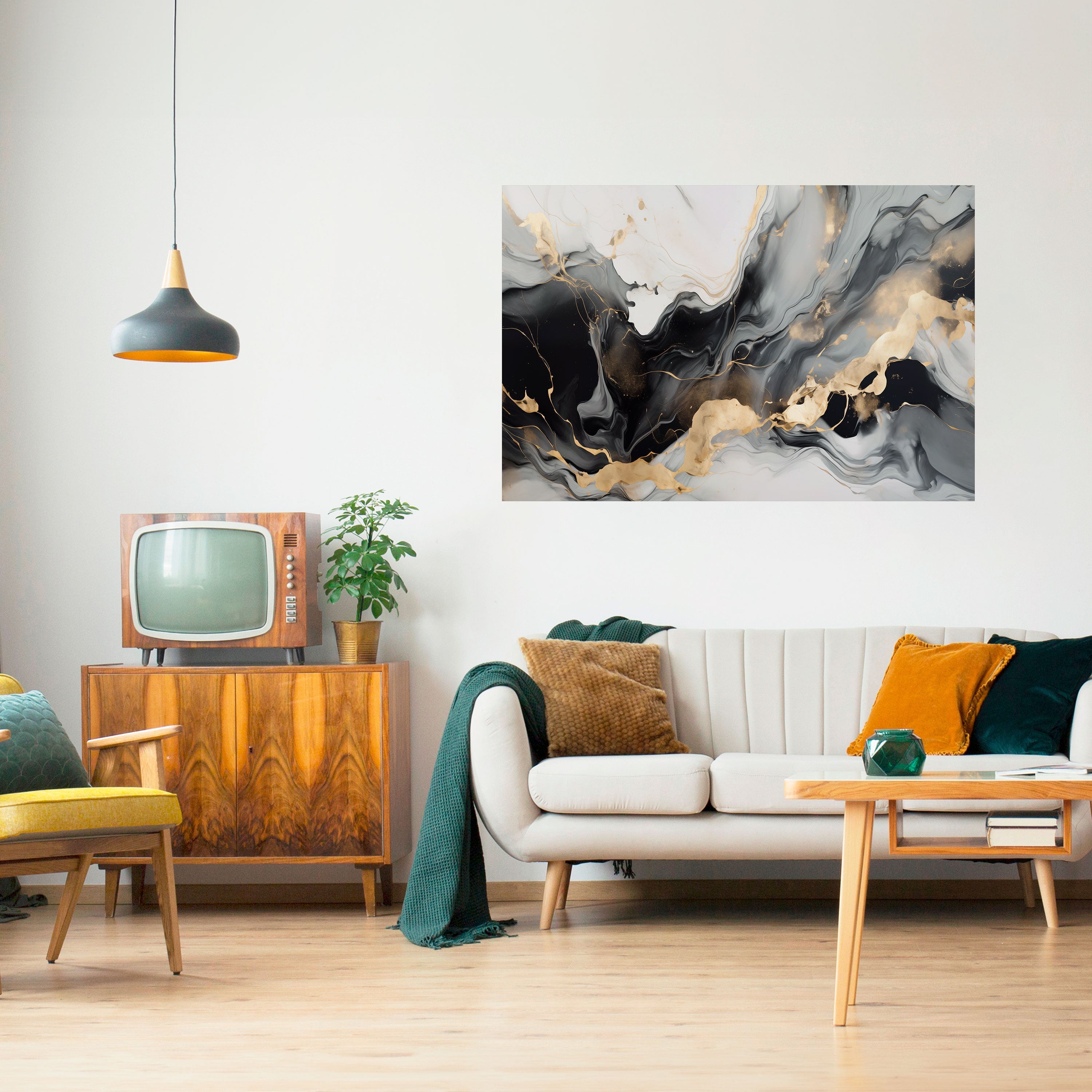 Affiche horizontale autocollante « Veins harmonieux »