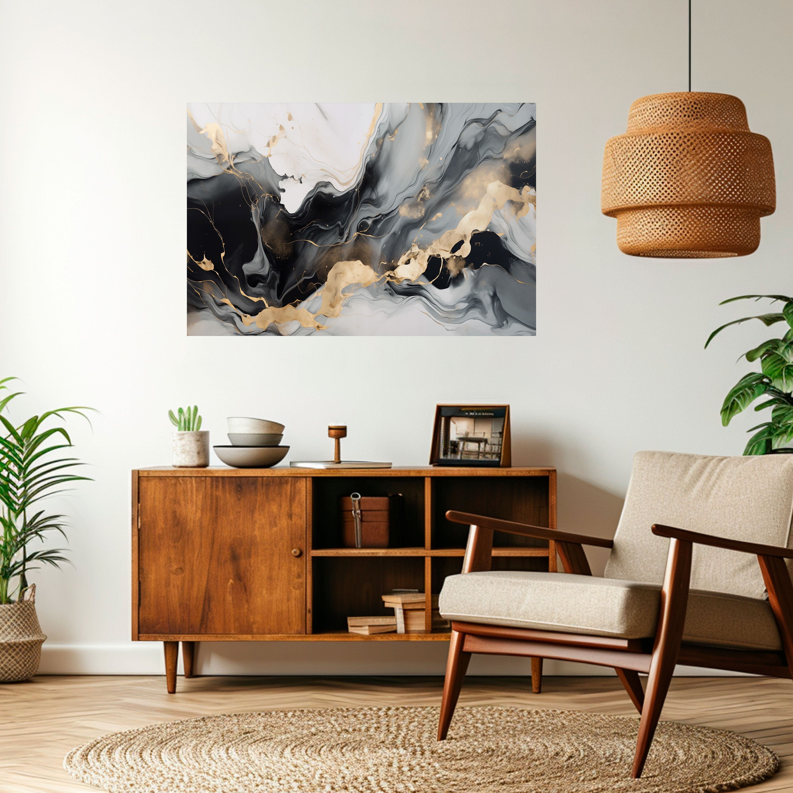 Affiche horizontale autocollante « Veins harmonieux »