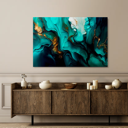 SUBLIME WHIRLS Horizontal Canvas Print