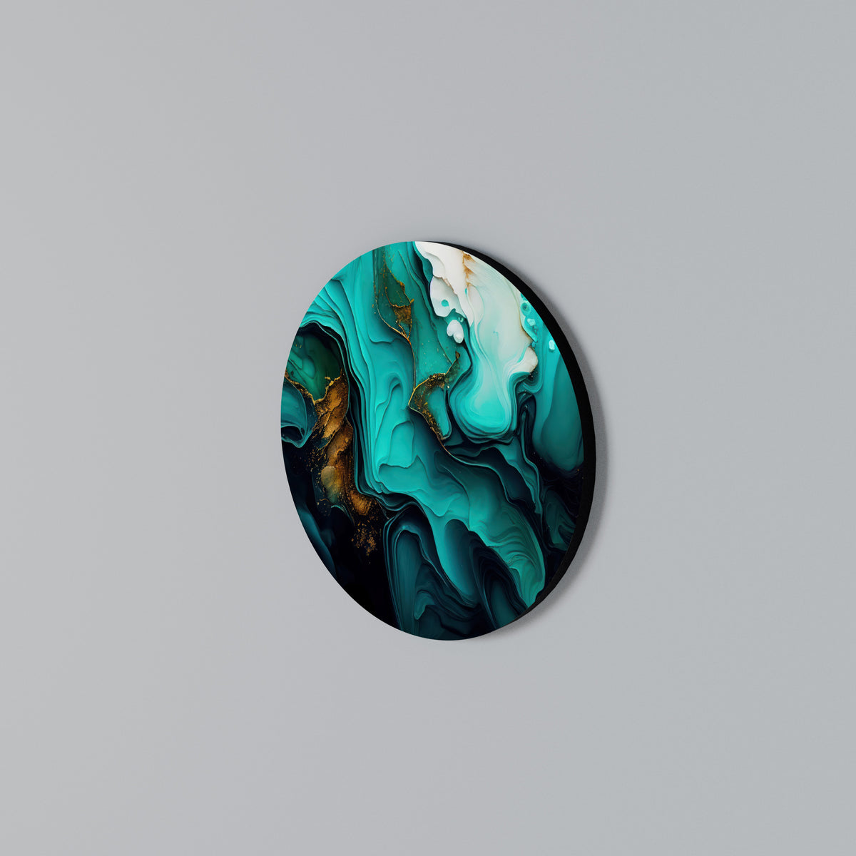 SUBLIME WHIRLS Round Wall Art