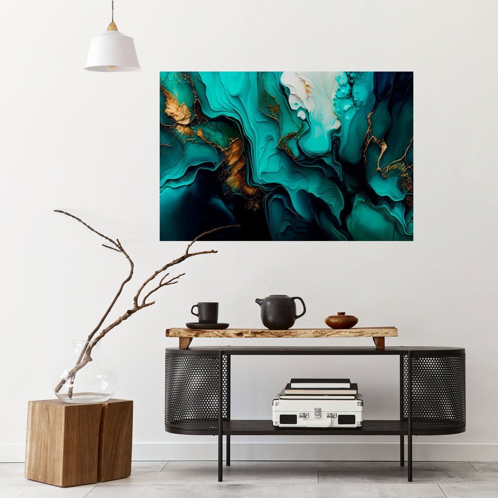 Affiche horizontale autocollante « SUBLIME WHIRLS »