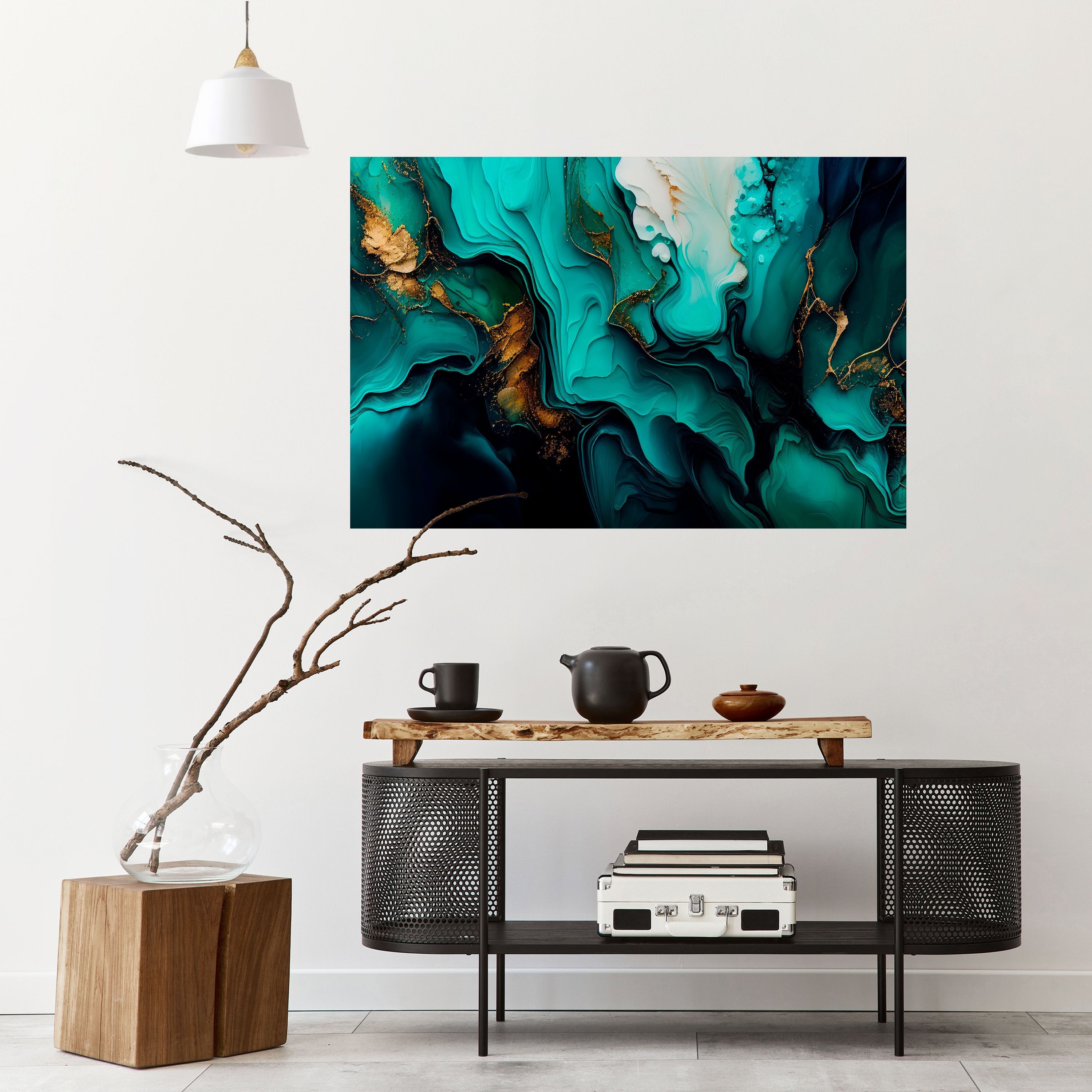 Affiche horizontale autocollante « SUBLIME WHIRLS »