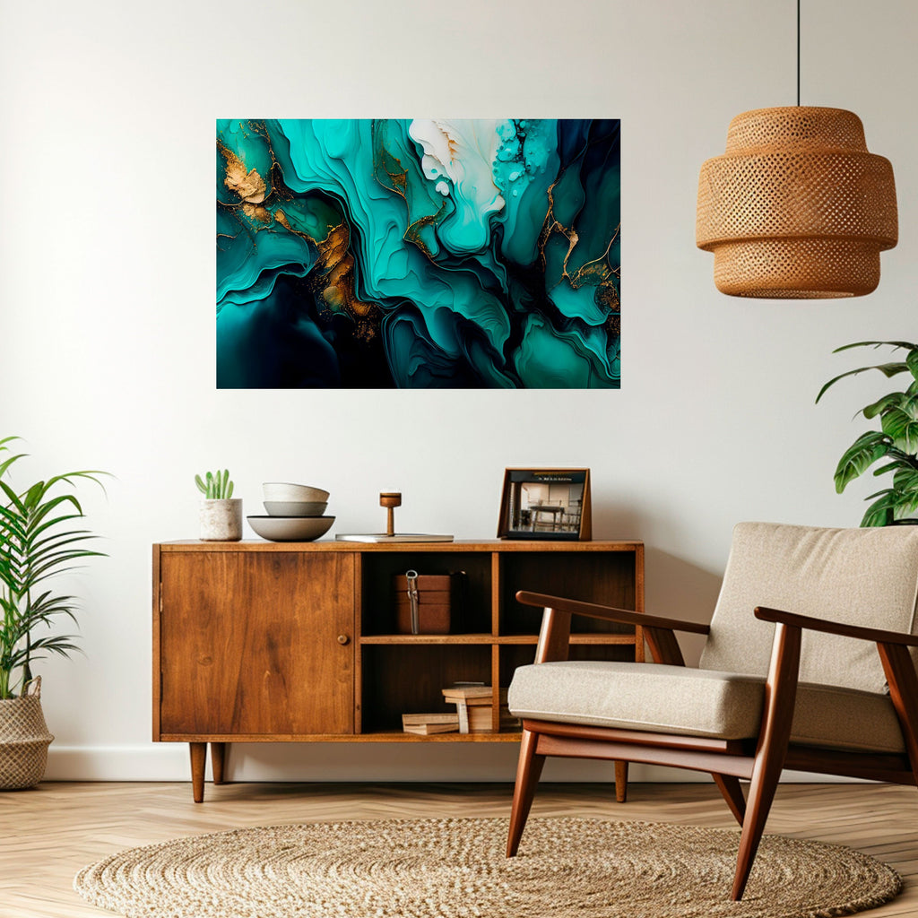 Affiche horizontale autocollante « SUBLIME WHIRLS »