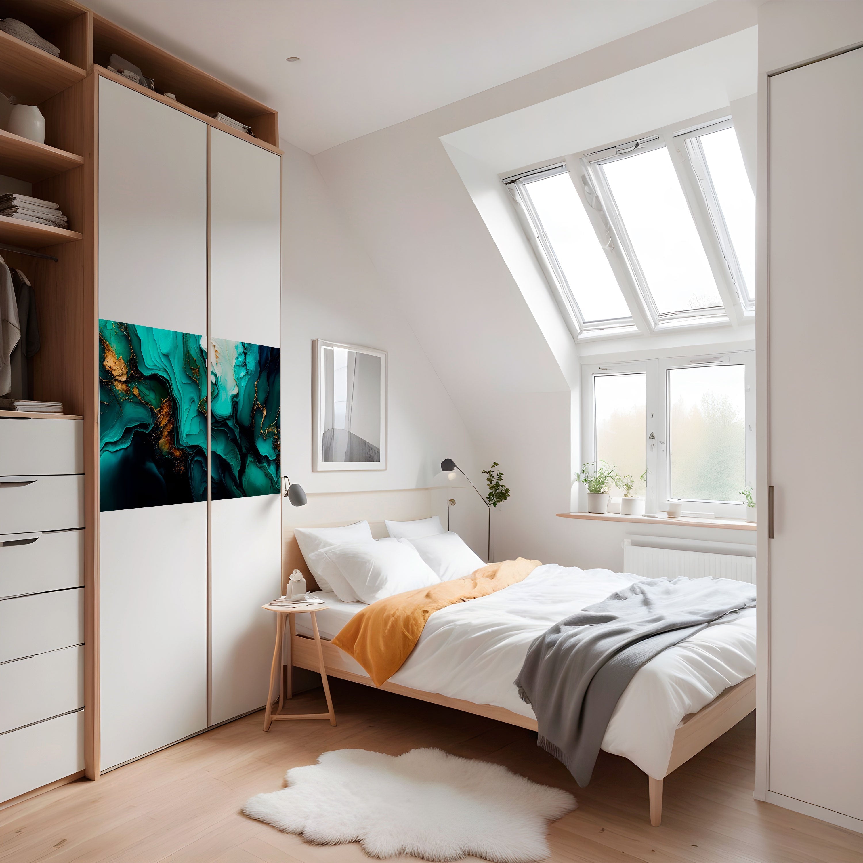 Affiche horizontale autocollante « SUBLIME WHIRLS »