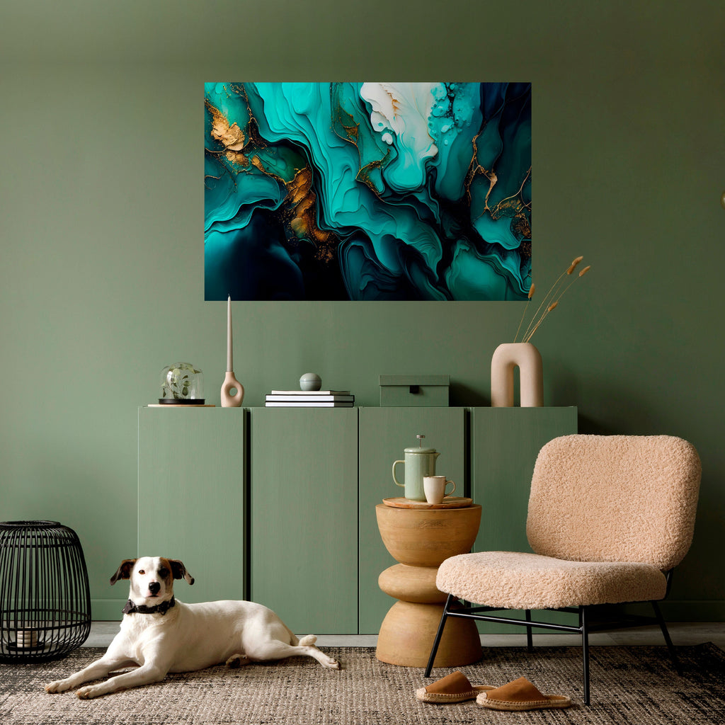 Affiche horizontale autocollante « SUBLIME WHIRLS »