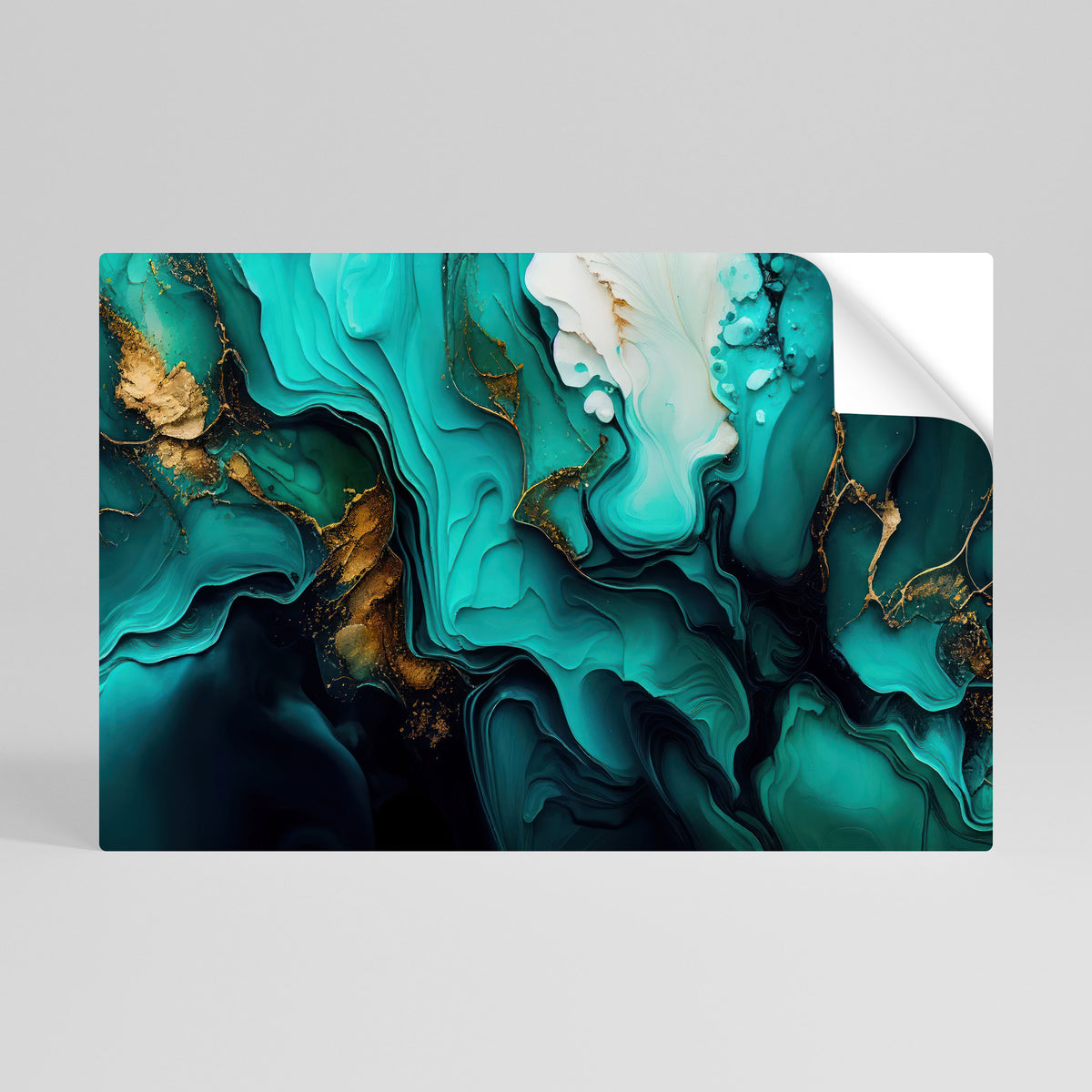 SUBLIME WHIRLS Peel and Stick Horizontal Poster