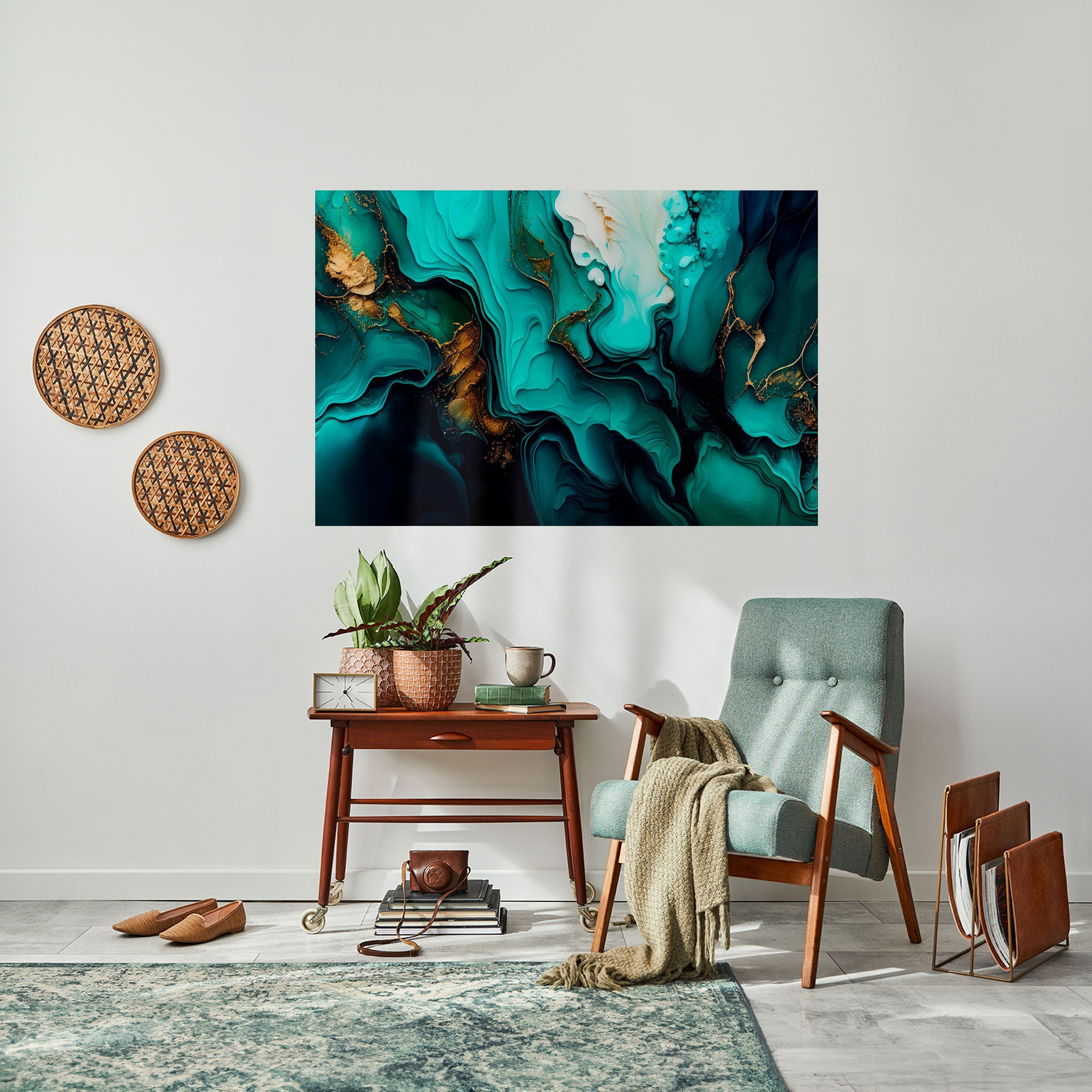 Affiche horizontale autocollante « SUBLIME WHIRLS »