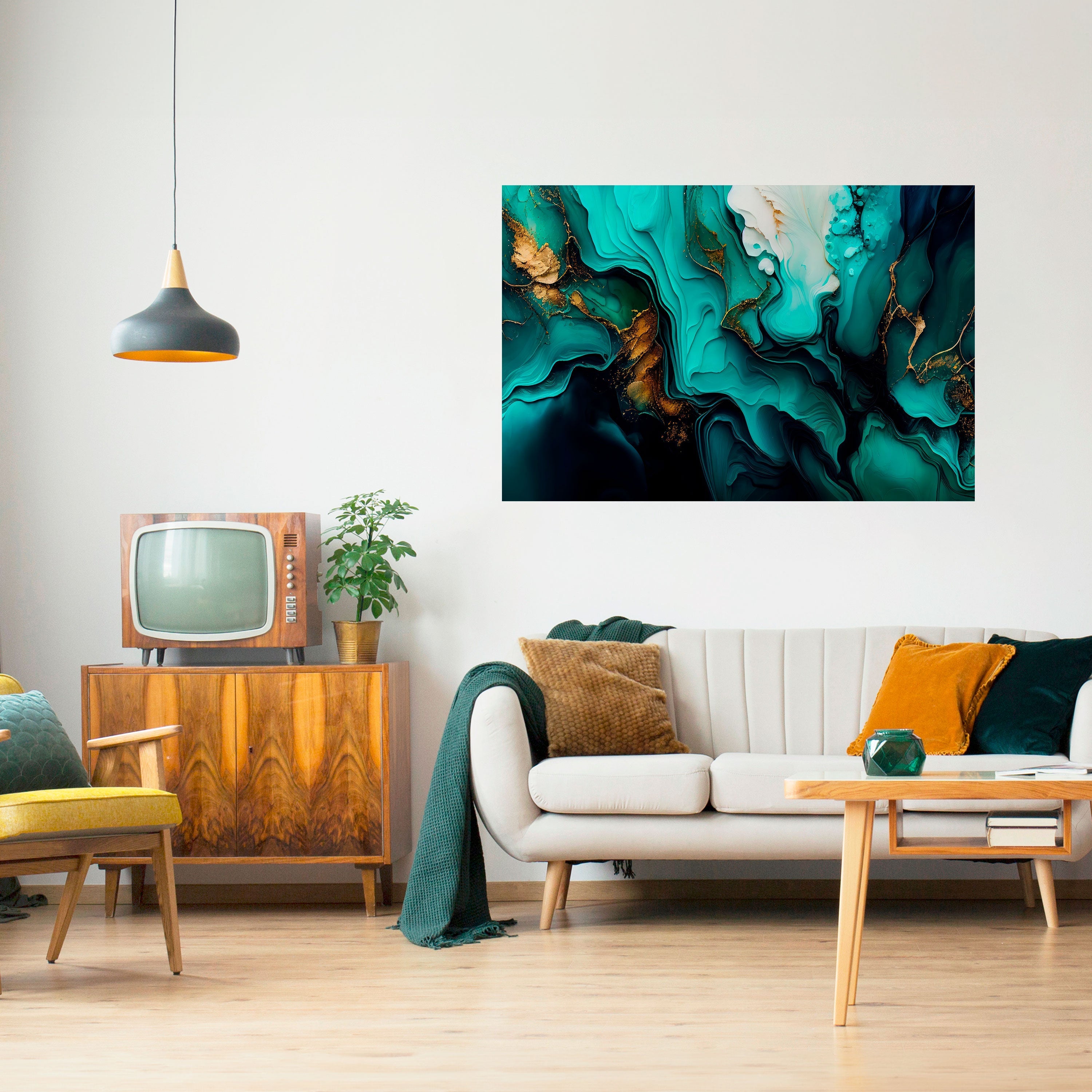 Affiche horizontale autocollante « SUBLIME WHIRLS »