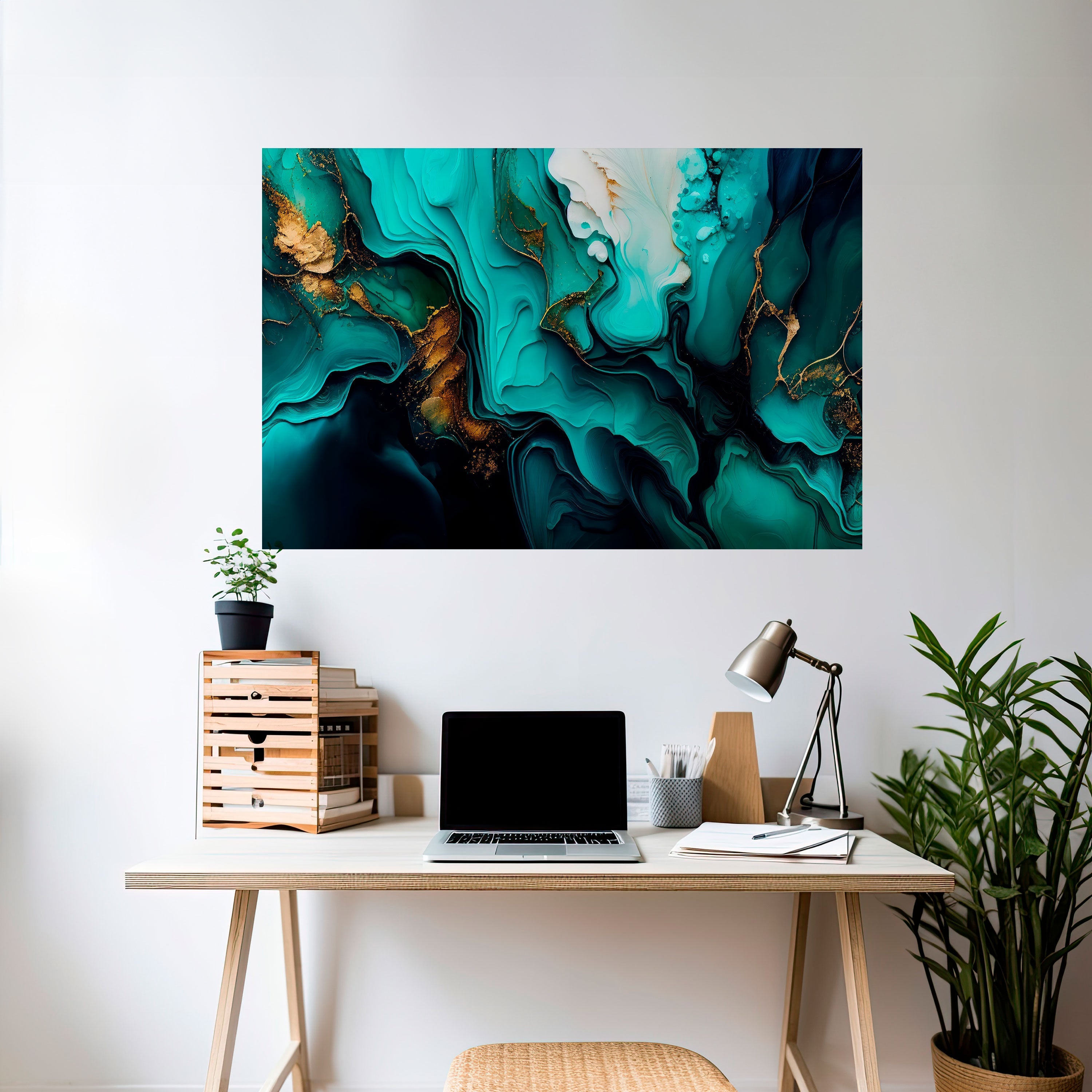 Affiche horizontale autocollante « SUBLIME WHIRLS »