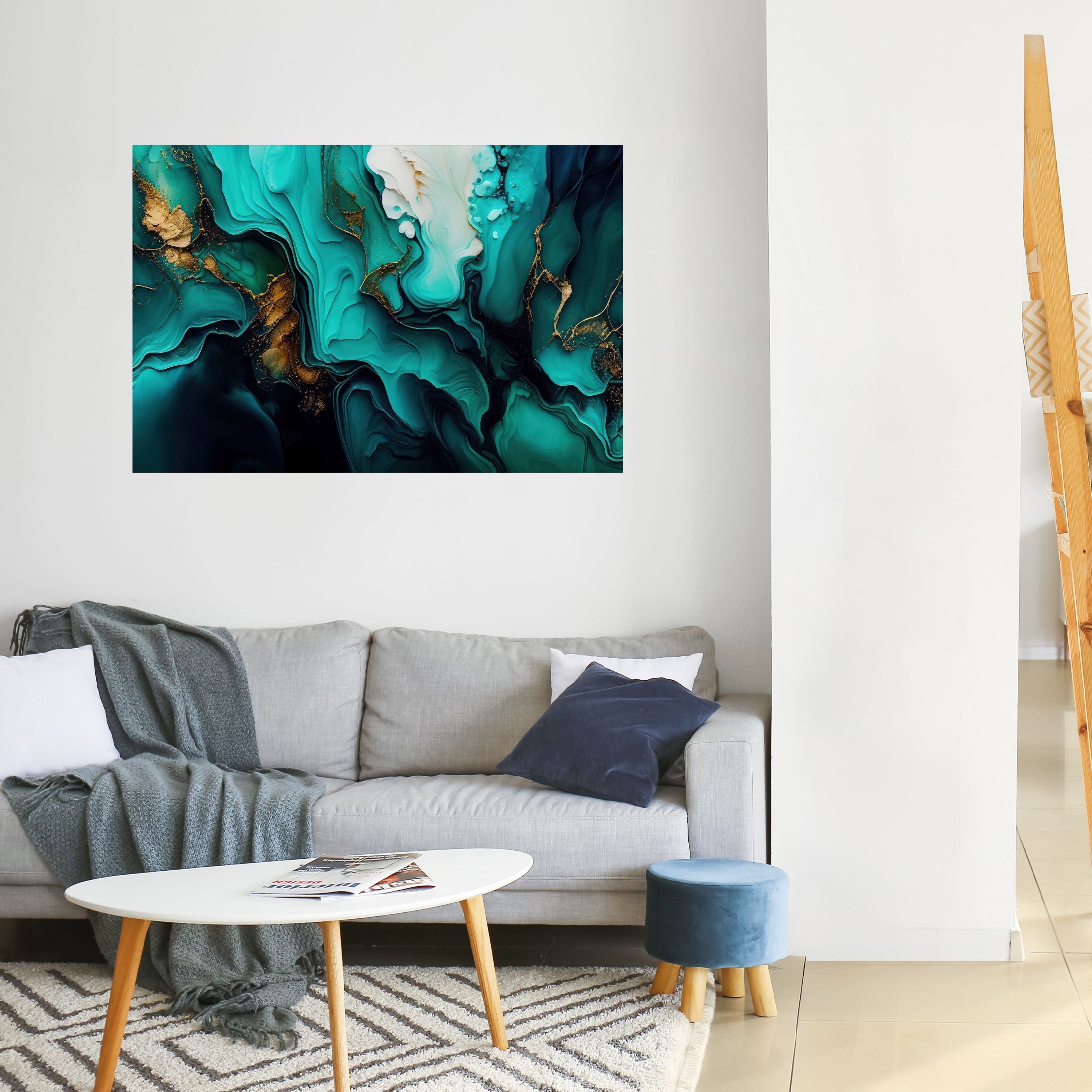 Affiche horizontale autocollante « SUBLIME WHIRLS »