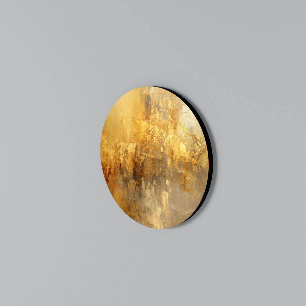 SEARING GLOW Round Wall Art
