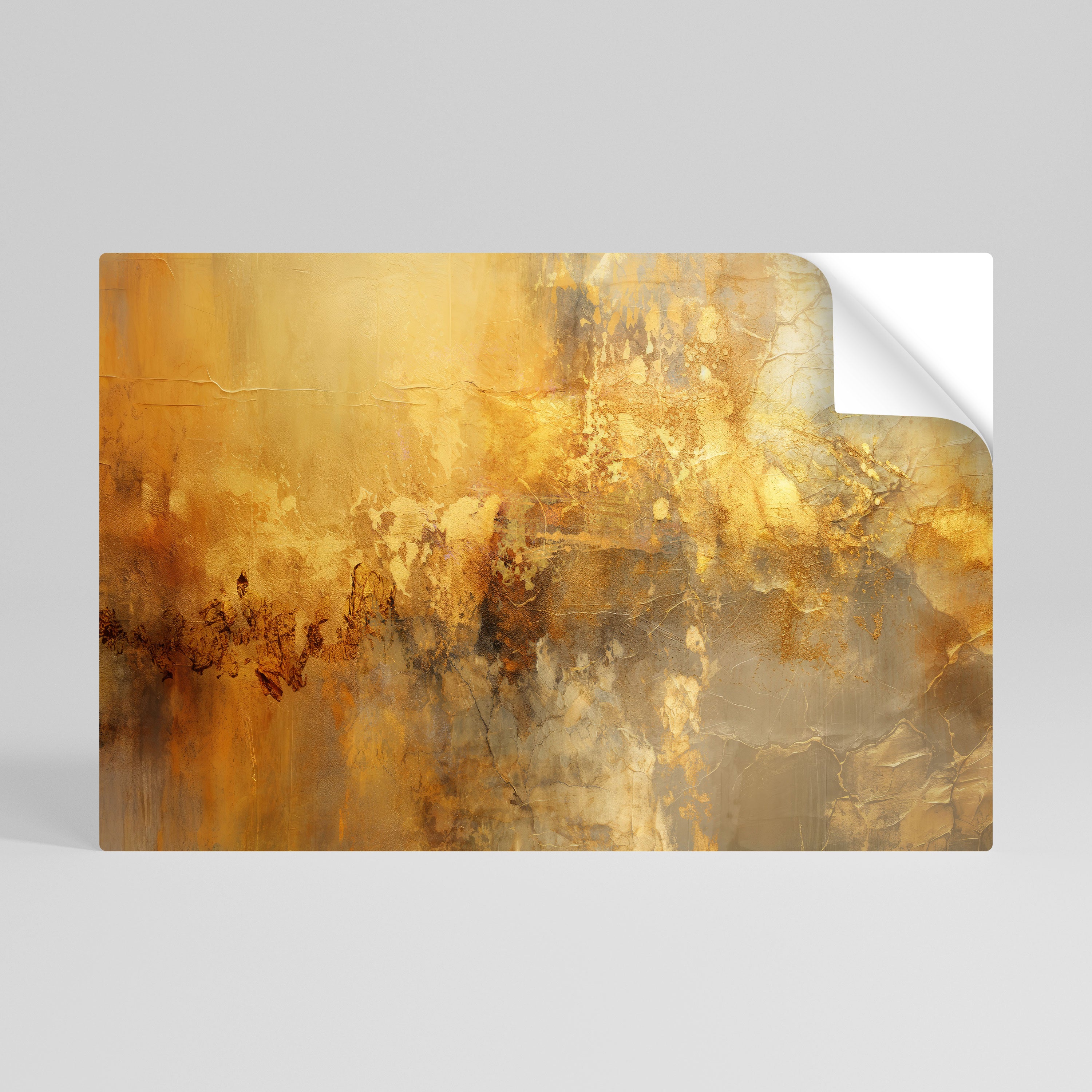 SEARING GLOW Peel and Stick Horizontal Poster