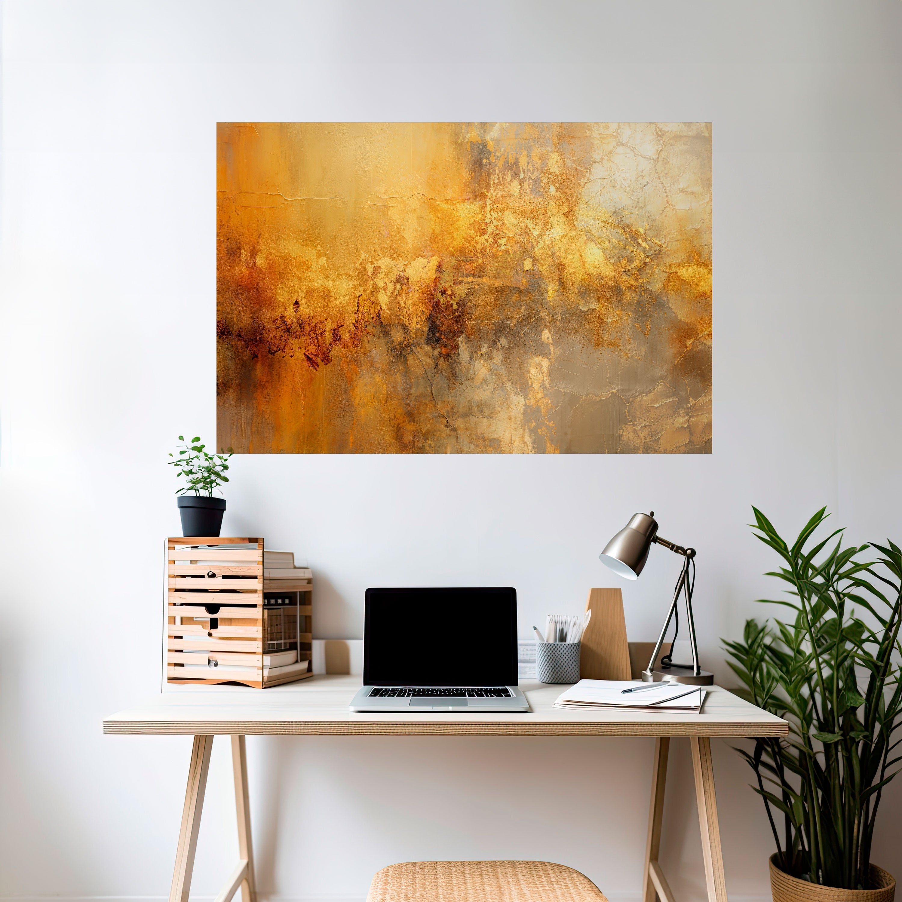 Affiche horizontale autocollante « SEARING GLOW »