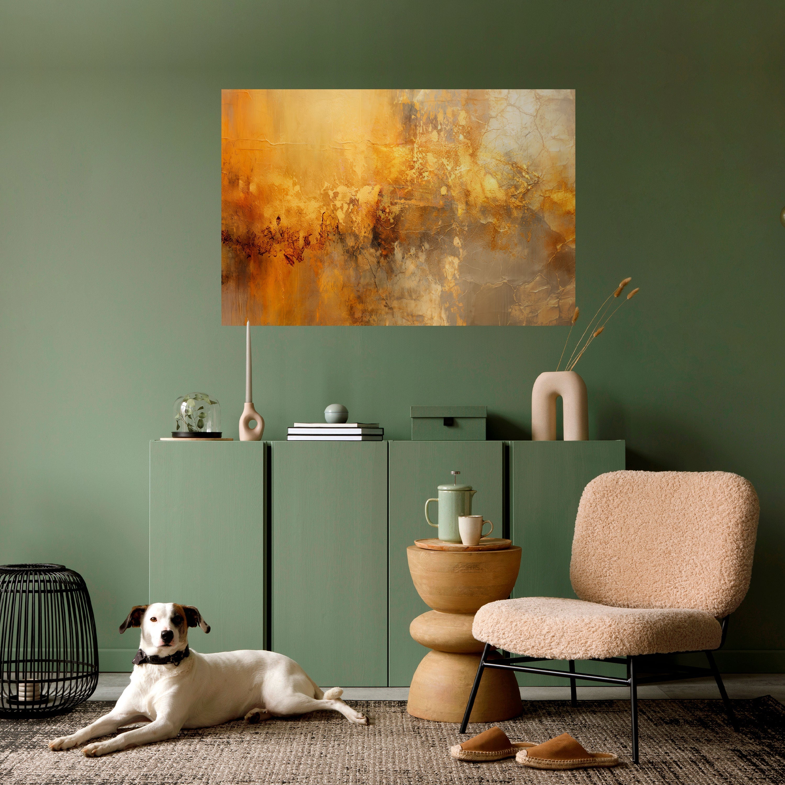 Affiche horizontale autocollante « SEARING GLOW »