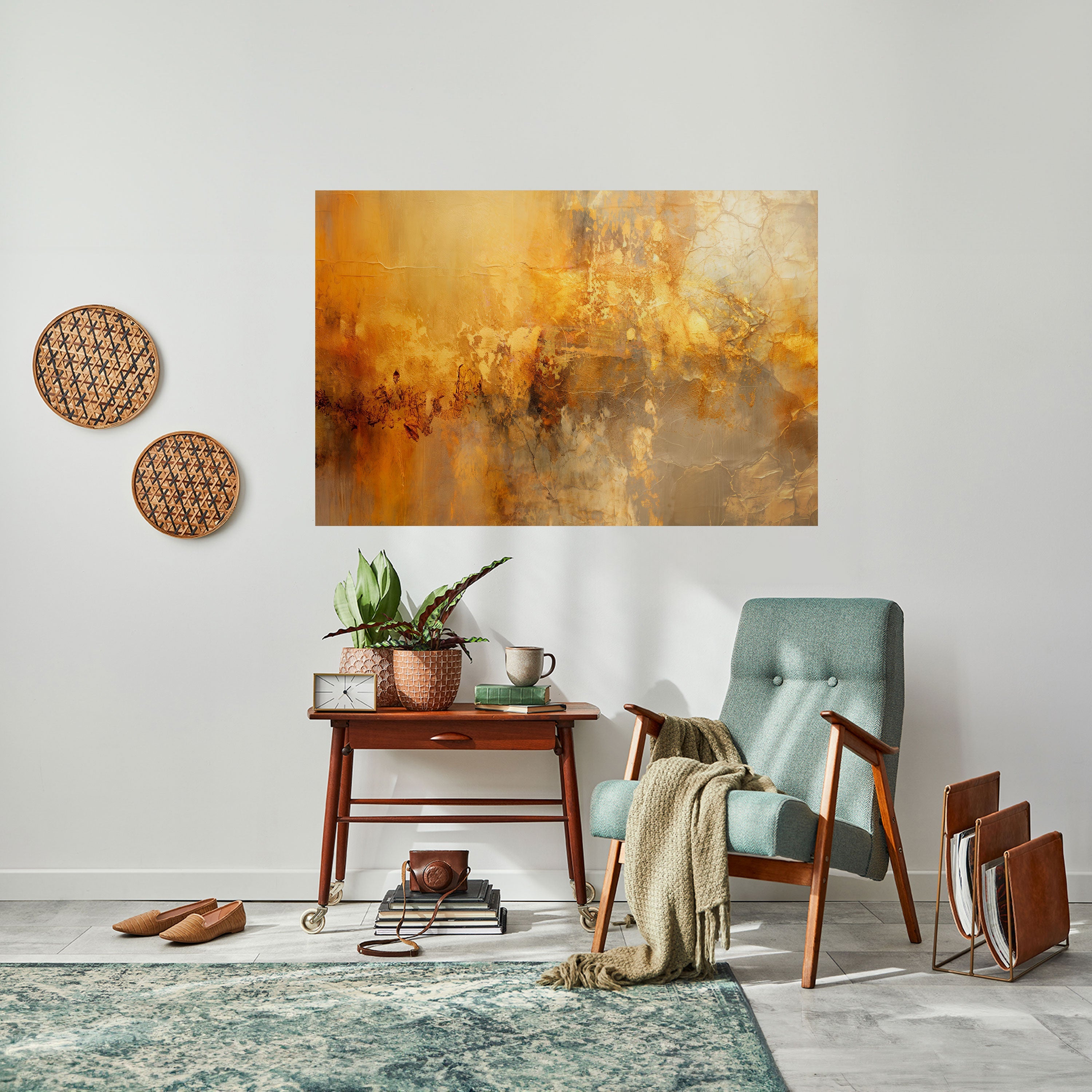 Affiche horizontale autocollante « SEARING GLOW »