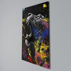 LEOPARD ARTISTRY Vertical Canvas Print
