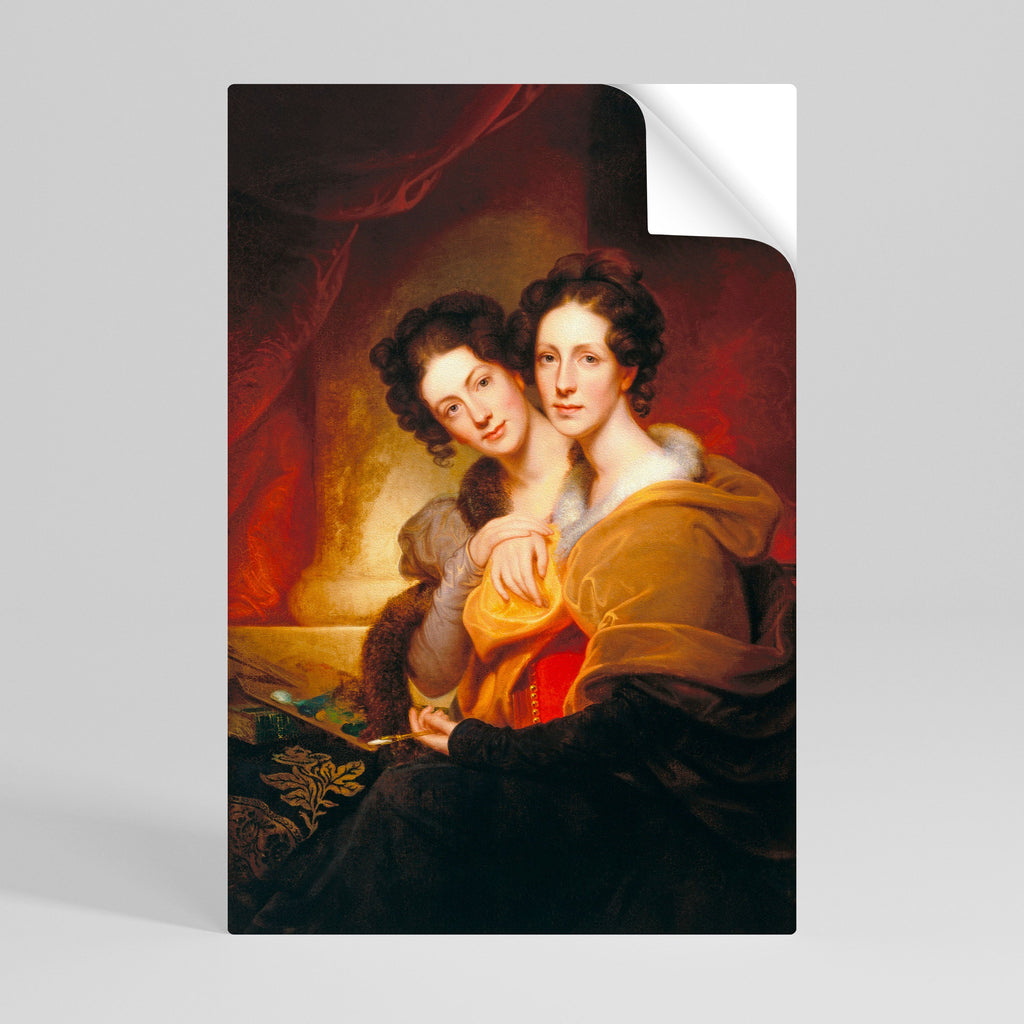 Affiche verticale autocollante « SYMÉTRIE DES ÂMES »