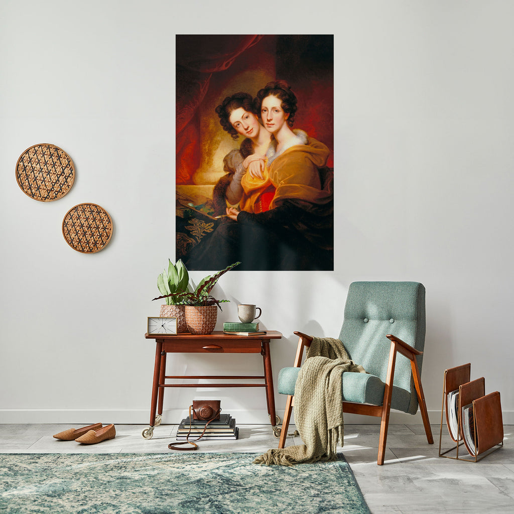 Affiche verticale autocollante « SYMÉTRIE DES ÂMES »