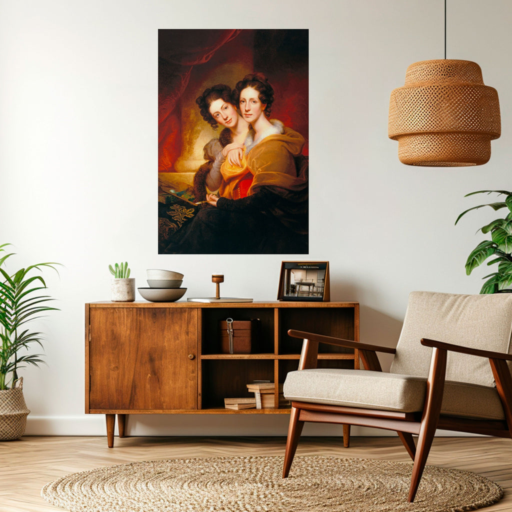 Affiche verticale autocollante « SYMÉTRIE DES ÂMES »