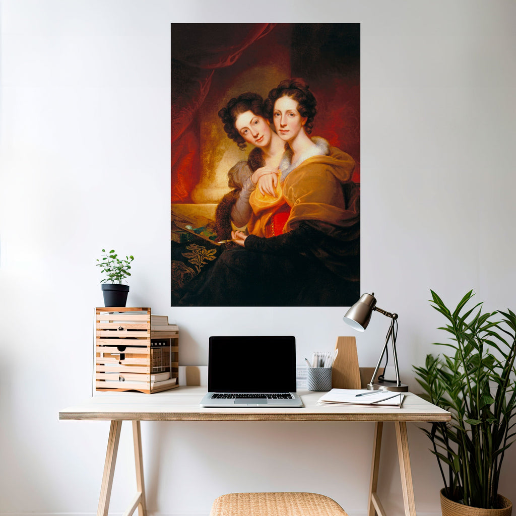 Affiche verticale autocollante « SYMÉTRIE DES ÂMES »