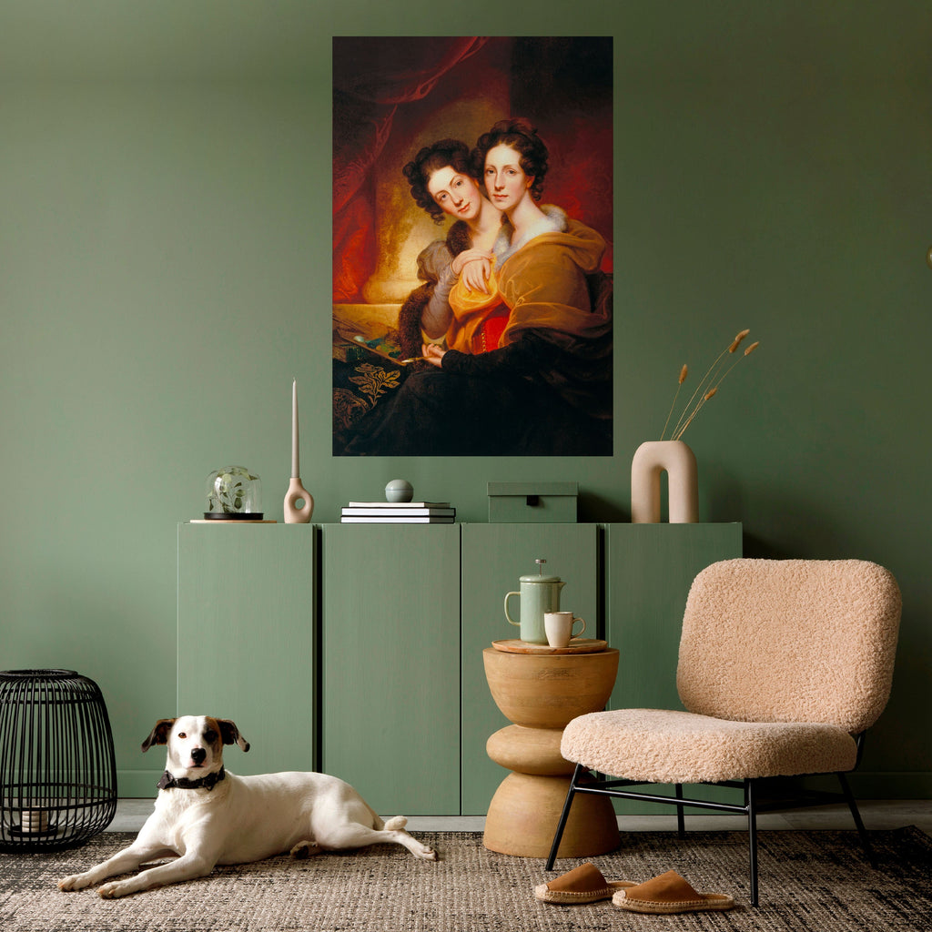 Affiche verticale autocollante « SYMÉTRIE DES ÂMES »