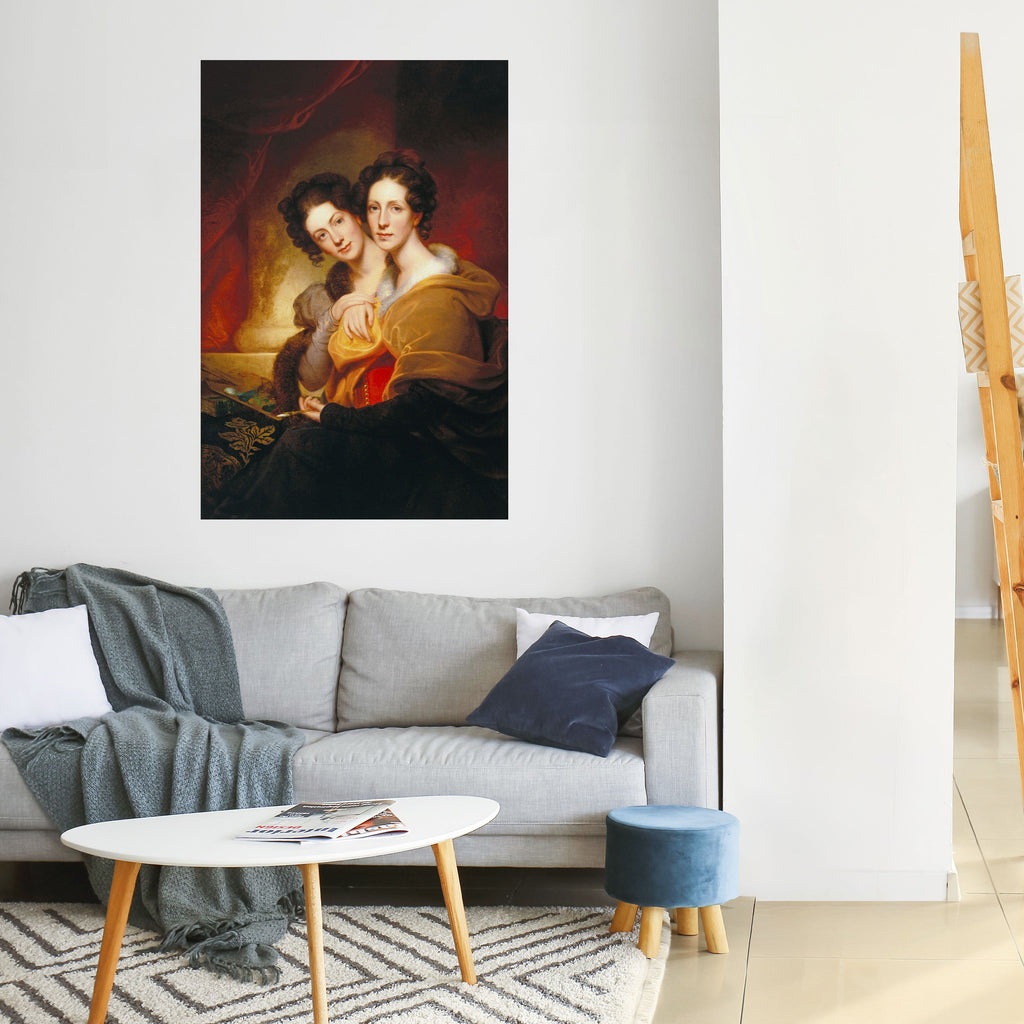 Affiche verticale autocollante « SYMÉTRIE DES ÂMES »