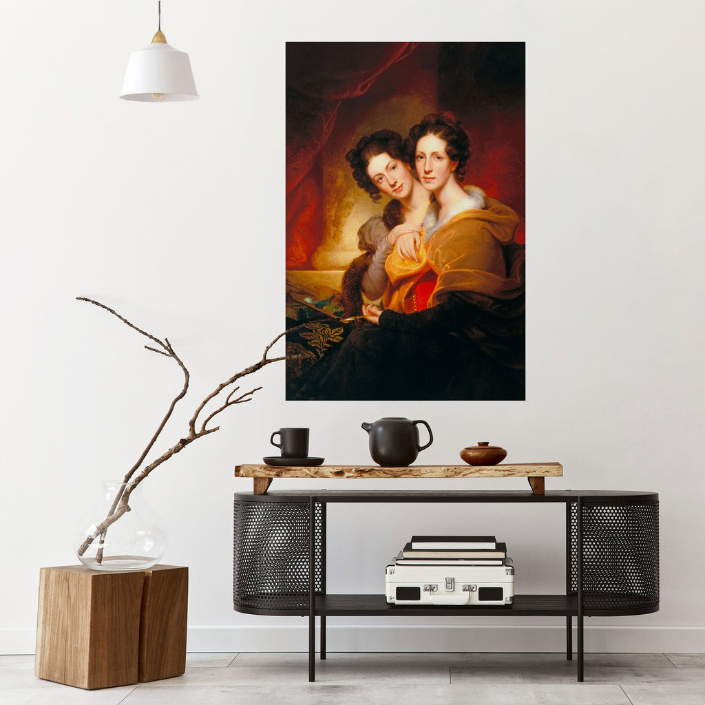 Affiche verticale autocollante « SYMÉTRIE DES ÂMES »