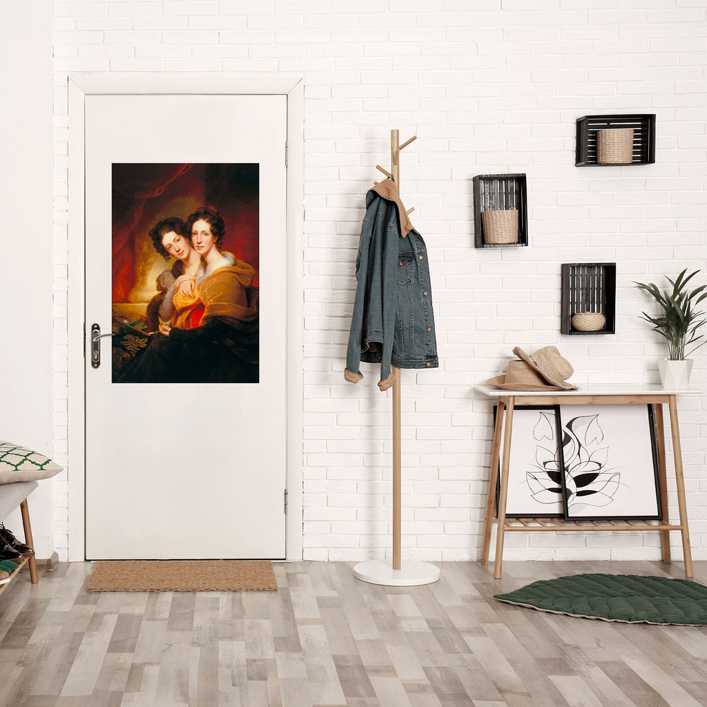 Affiche verticale autocollante « SYMÉTRIE DES ÂMES »