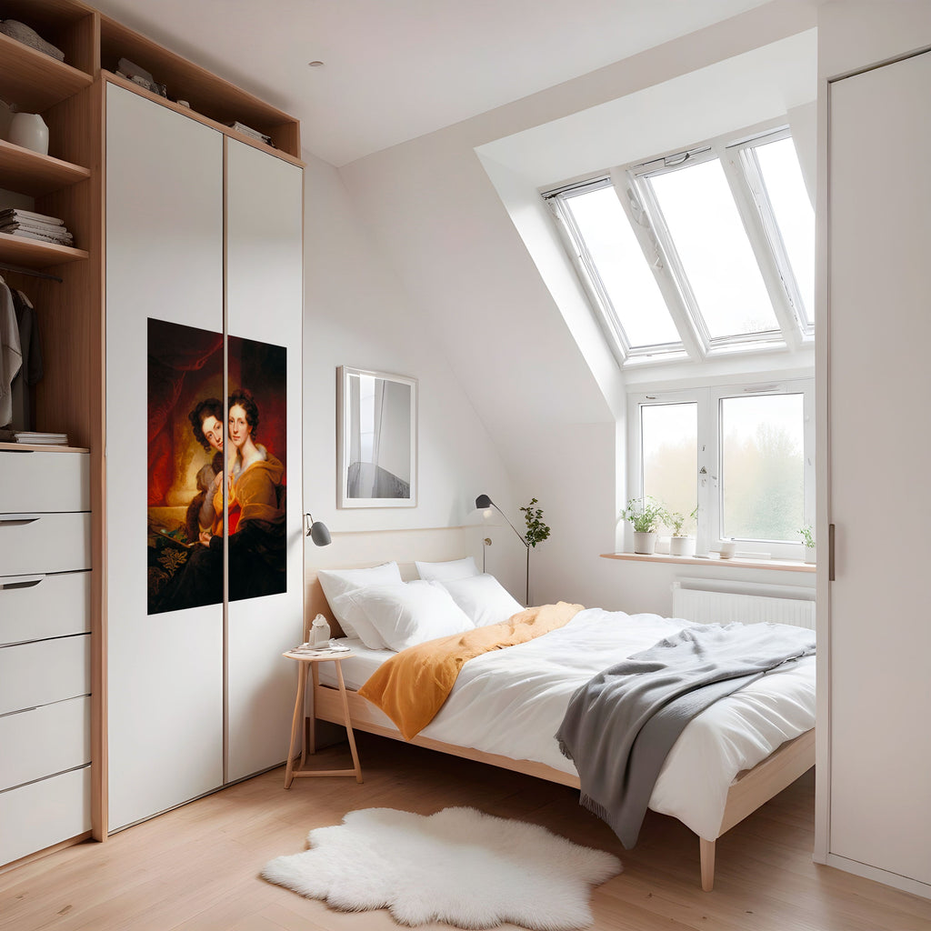 Affiche verticale autocollante « SYMÉTRIE DES ÂMES »