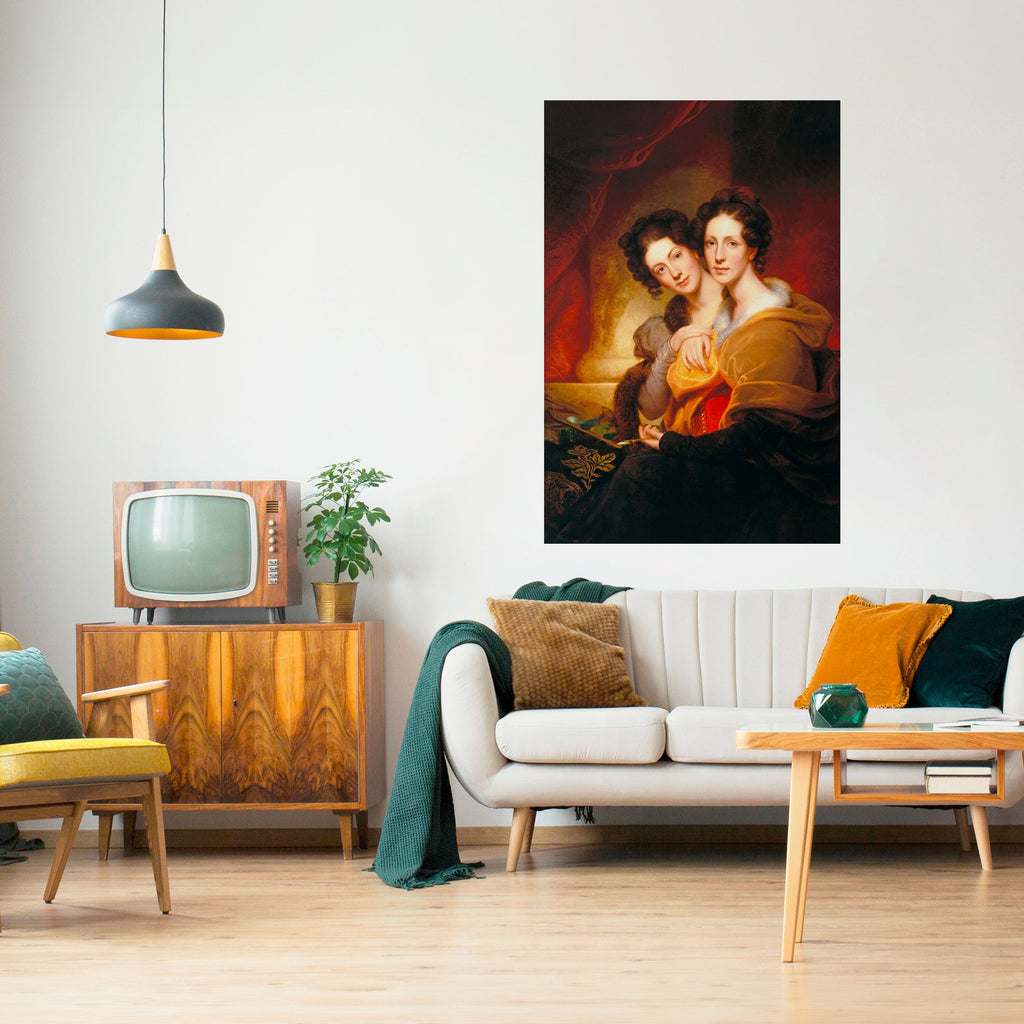 Affiche verticale autocollante « SYMÉTRIE DES ÂMES »