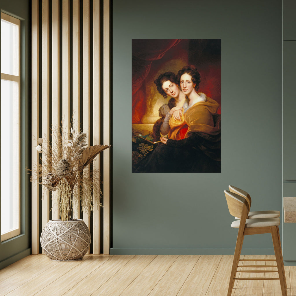 Affiche verticale autocollante « SYMÉTRIE DES ÂMES »