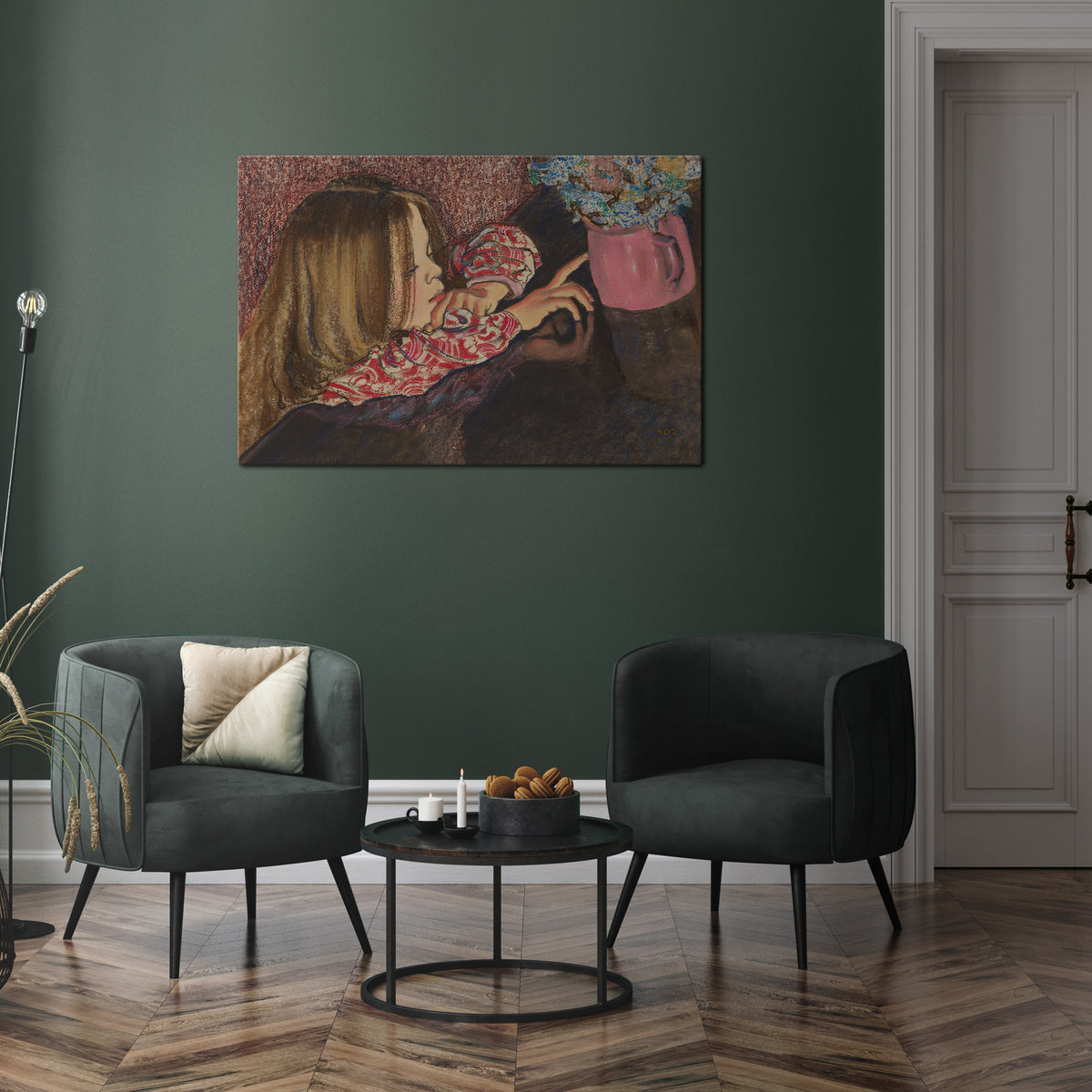 CHILDLIKE WONDER Horizontal Canvas Print