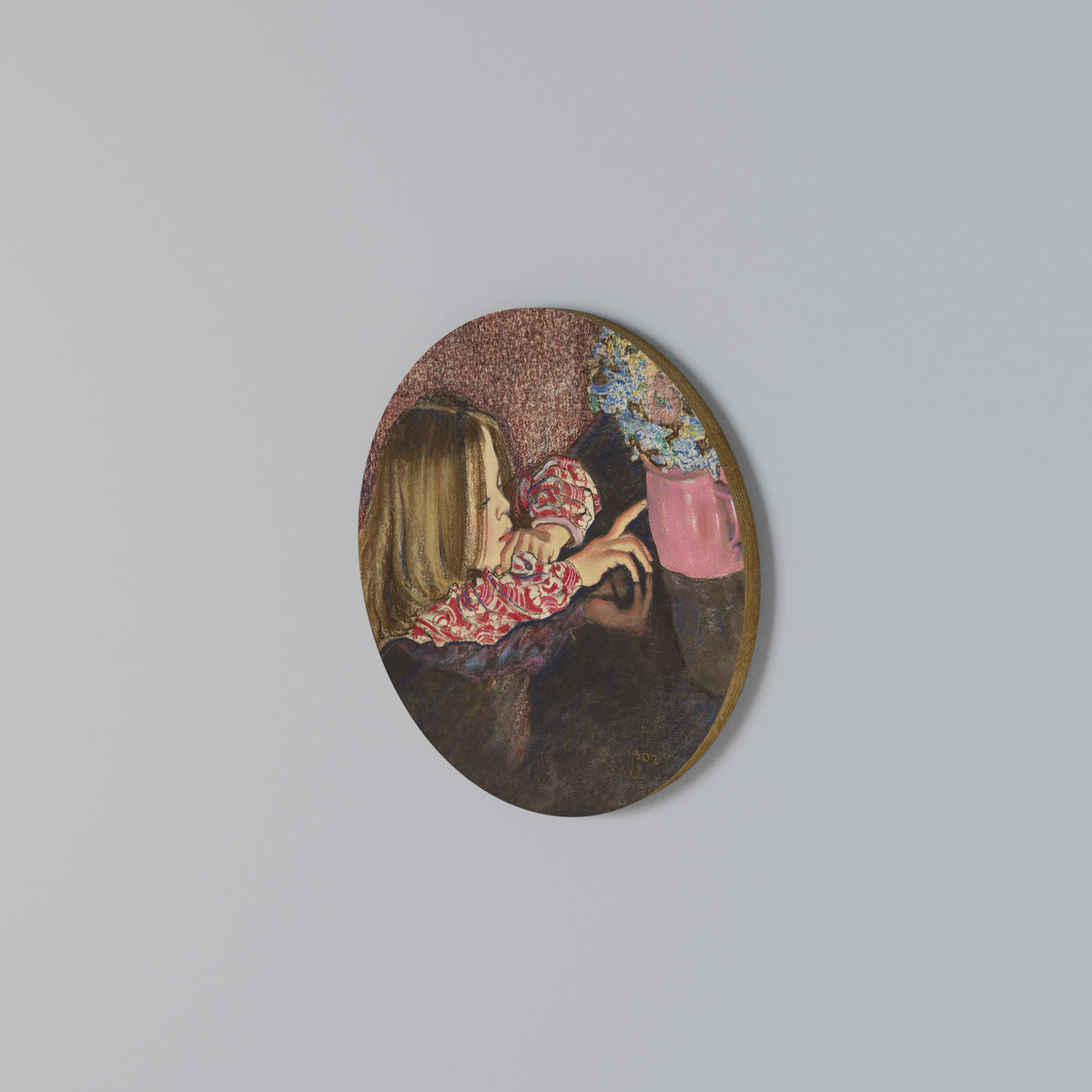 CHILDLIKE WONDER Round Wall Art