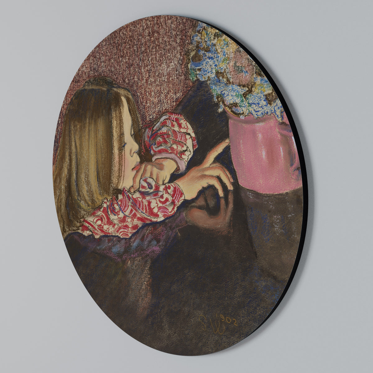 CHILDLIKE WONDER Round Wall Art