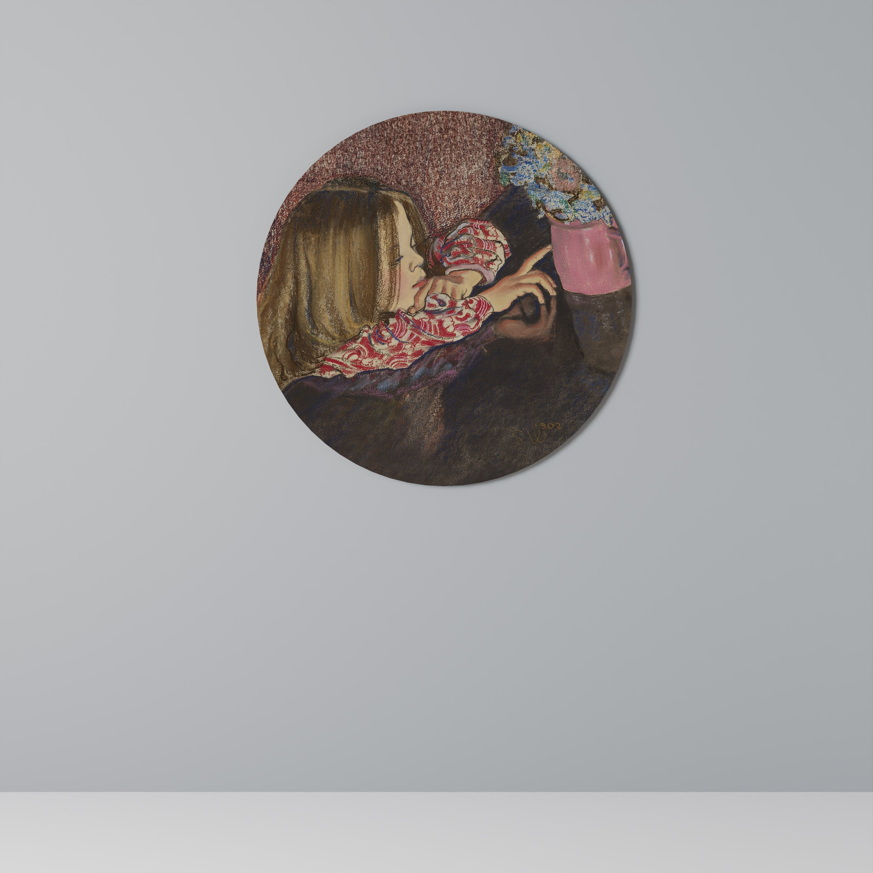 MERVEILLE ENFANTINE Décoration murale ronde