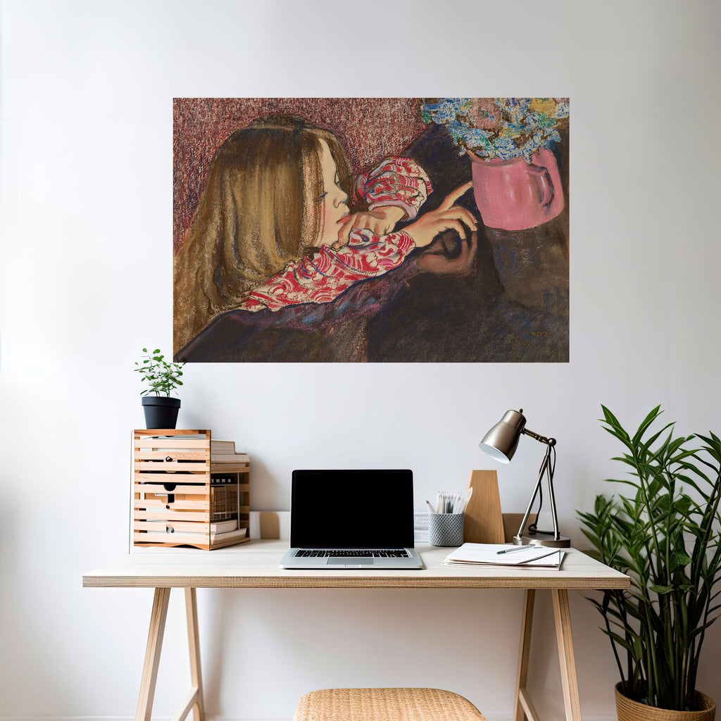 Affiche horizontale autocollante « ÉMERVEILLES ENFANTINES »