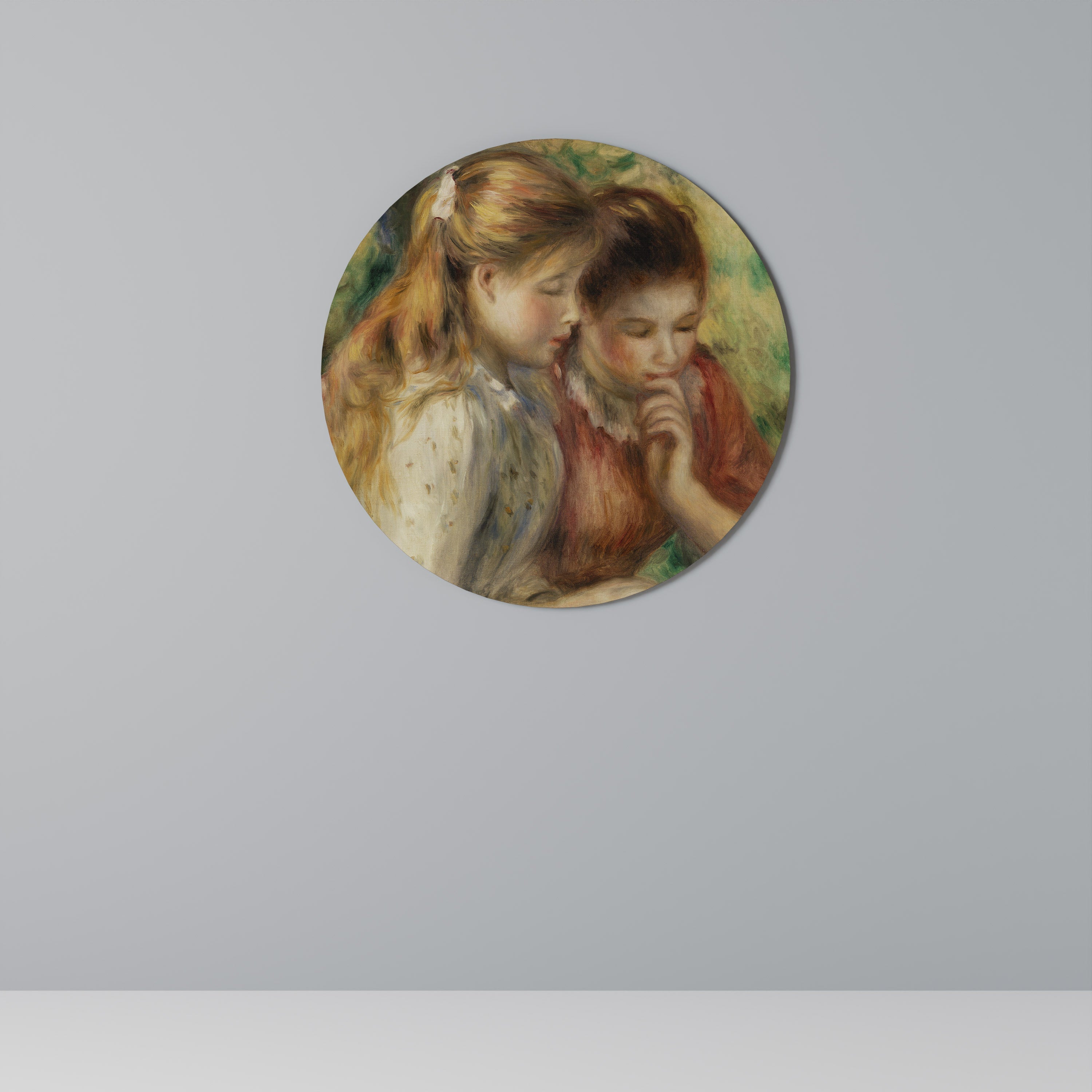 Murmures d'amitié - Décoration murale ronde