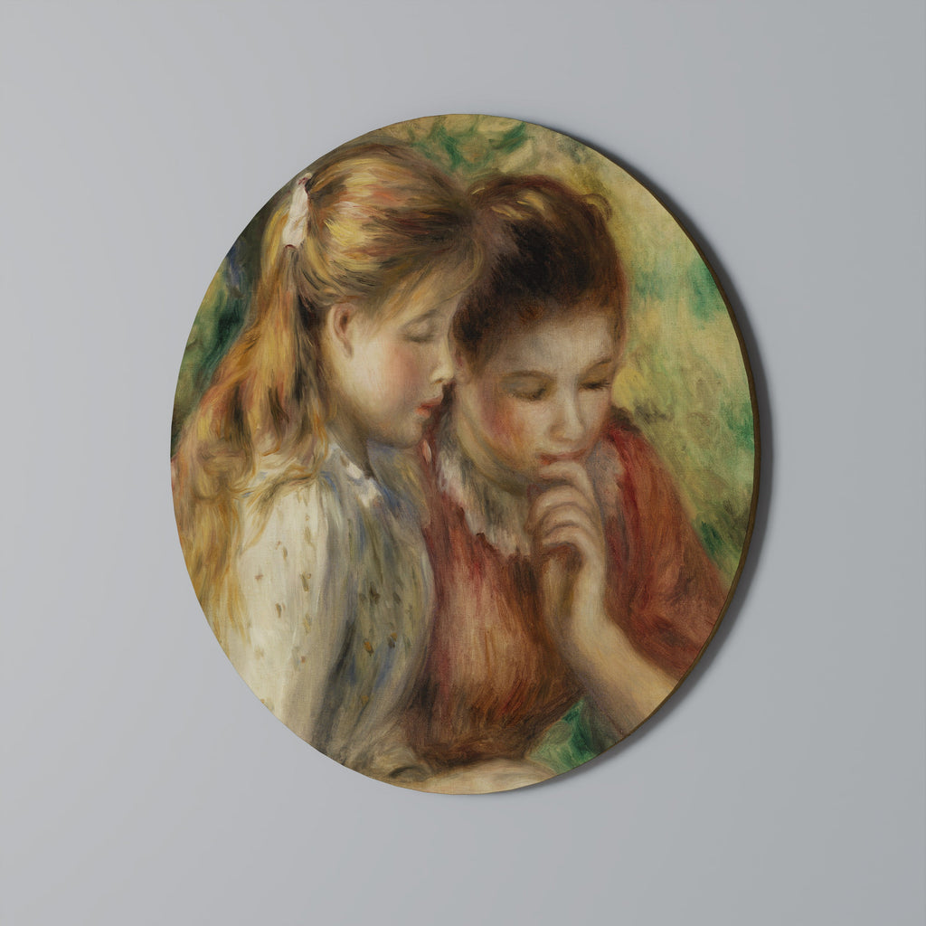 Murmures d'amitié - Décoration murale ronde