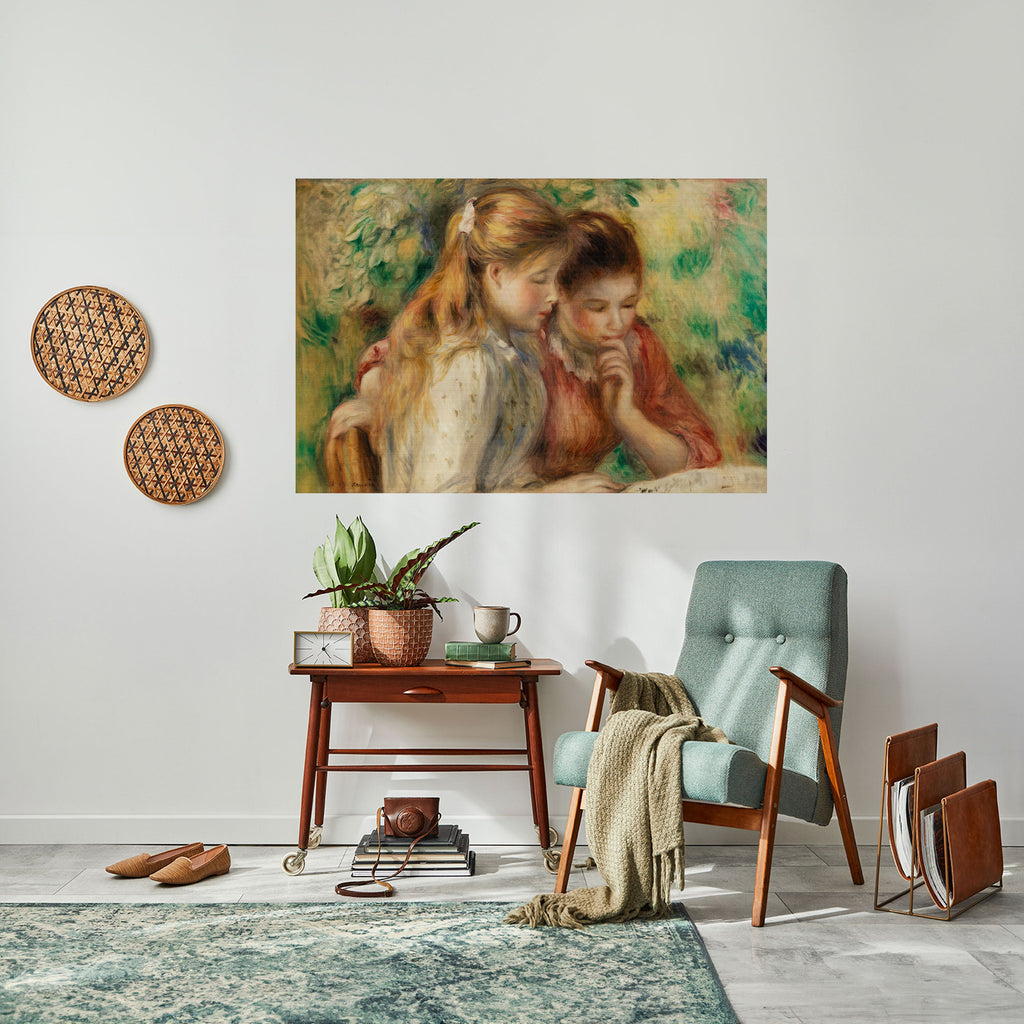 Affiche horizontale autocollante « CHUCHOTEMENTS D'AMITIÉ »