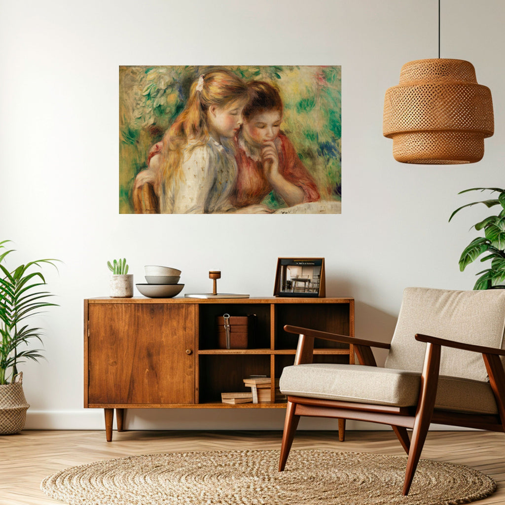 Affiche horizontale autocollante « CHUCHOTEMENTS D'AMITIÉ »