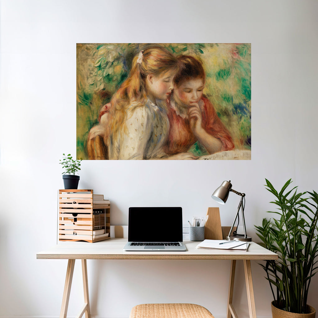 Affiche horizontale autocollante « CHUCHOTEMENTS D'AMITIÉ »