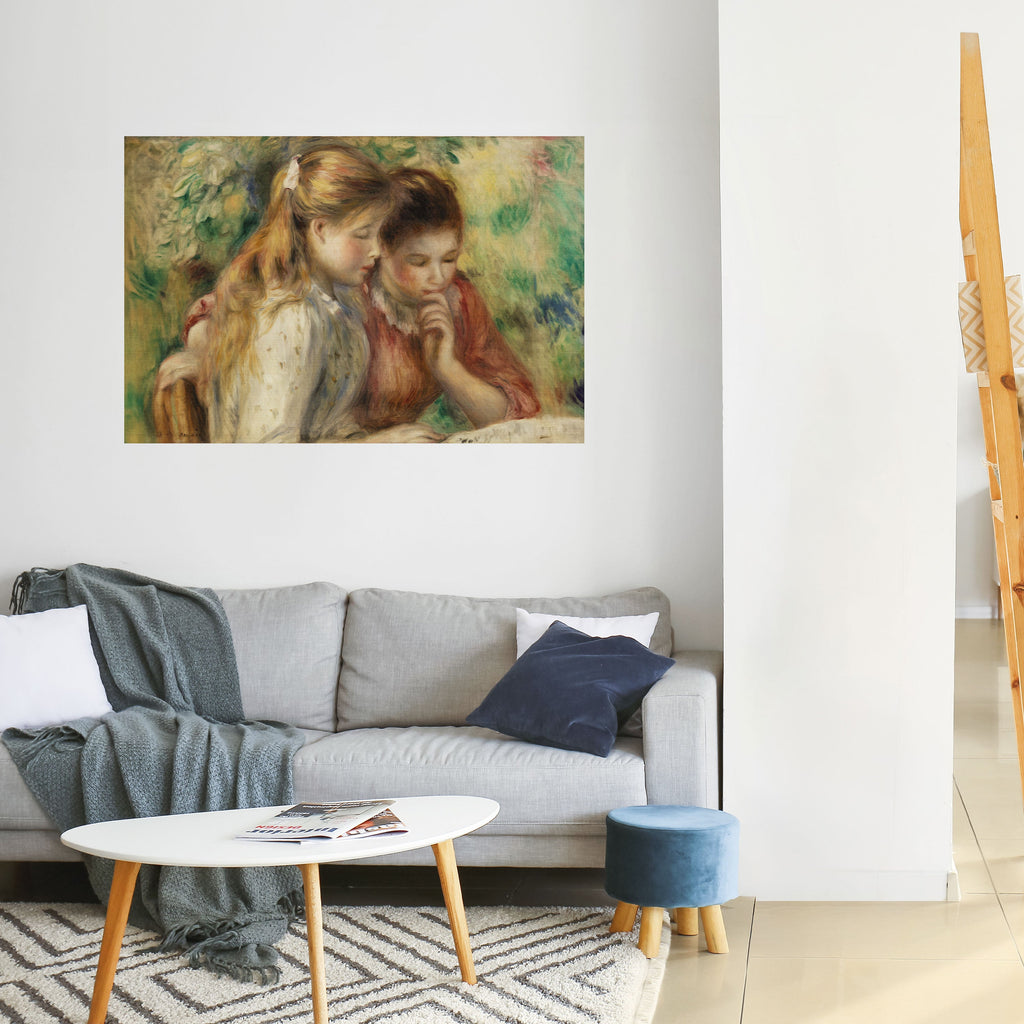 Affiche horizontale autocollante « CHUCHOTEMENTS D'AMITIÉ »