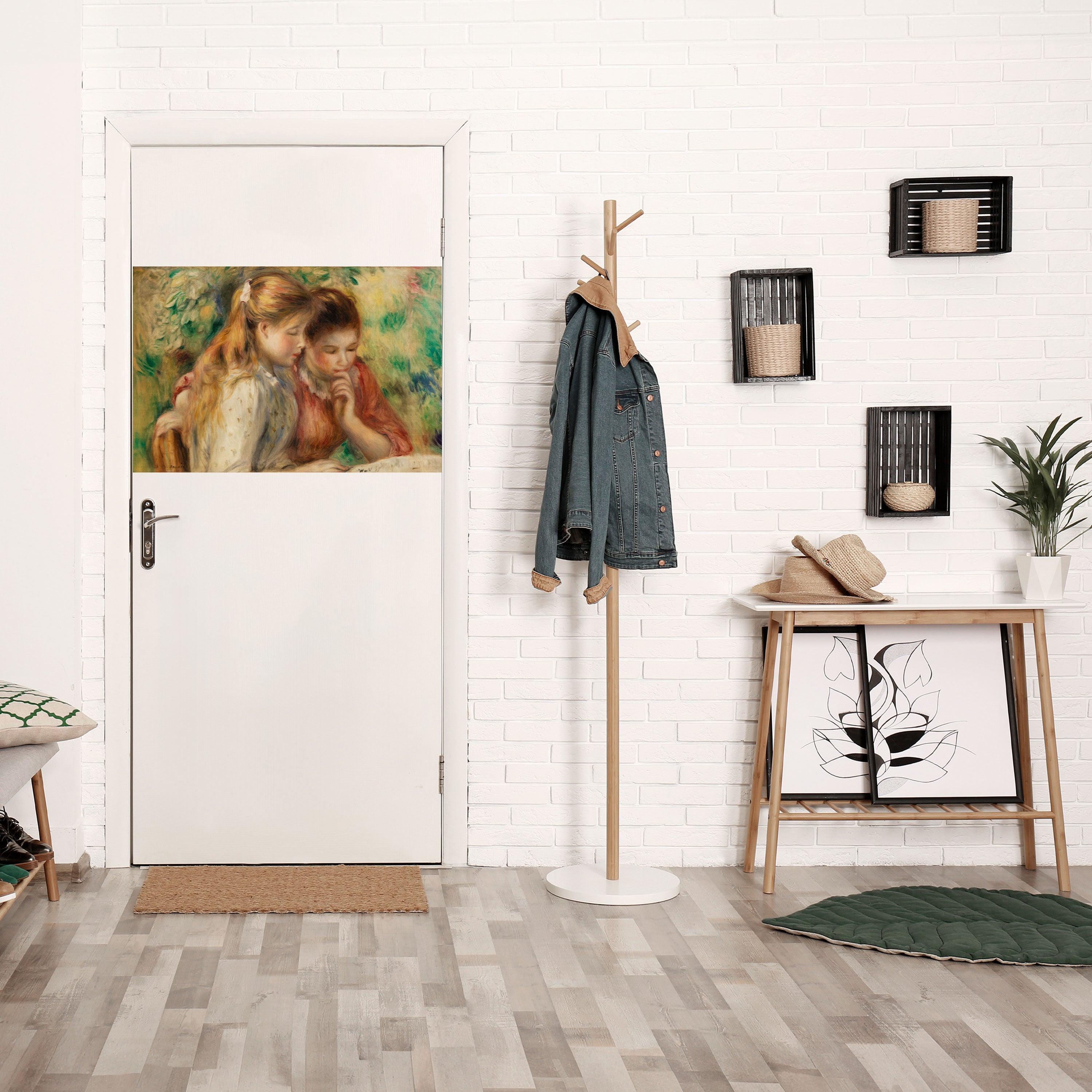 Affiche horizontale autocollante « CHUCHOTEMENTS D'AMITIÉ »