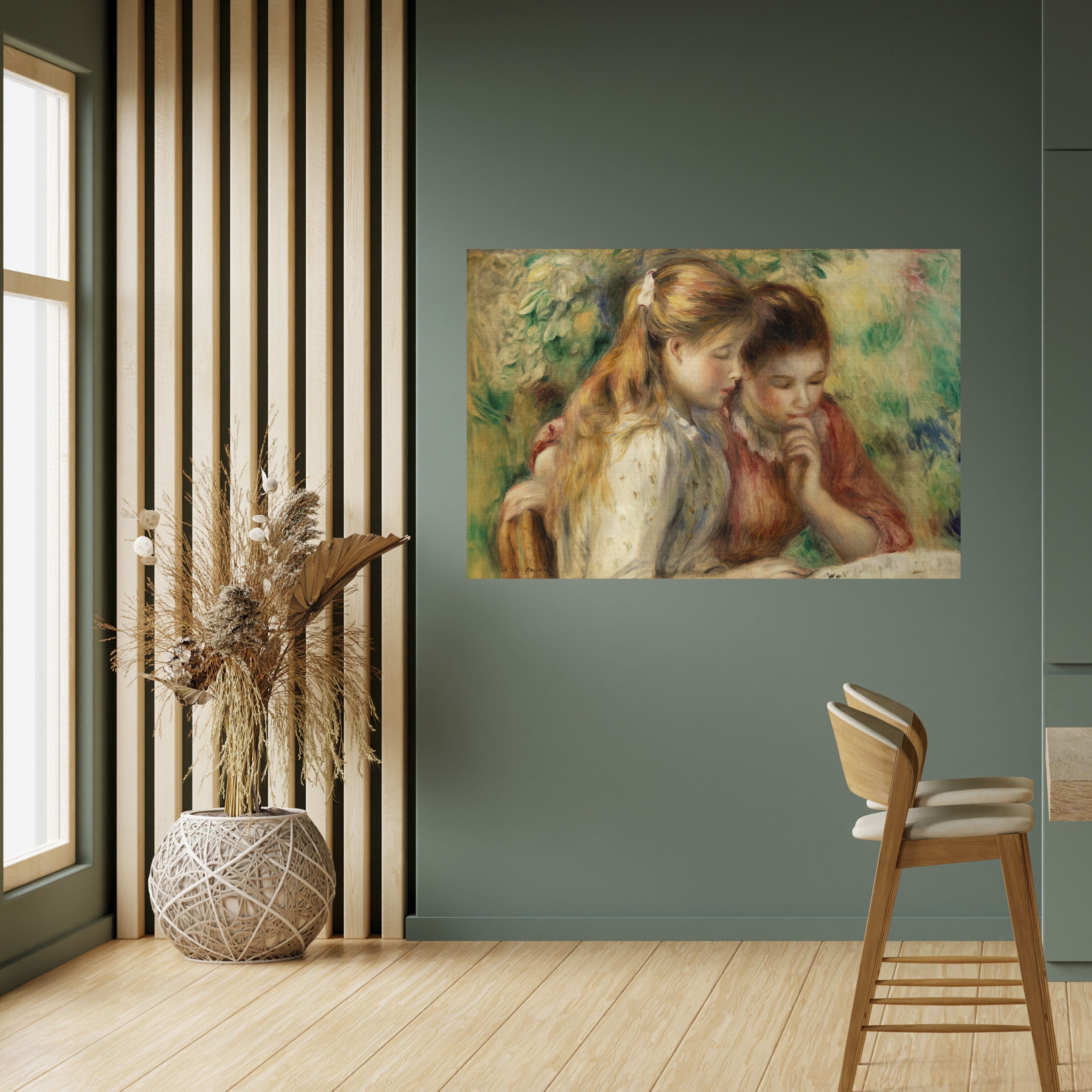 Affiche horizontale autocollante « CHUCHOTEMENTS D'AMITIÉ »