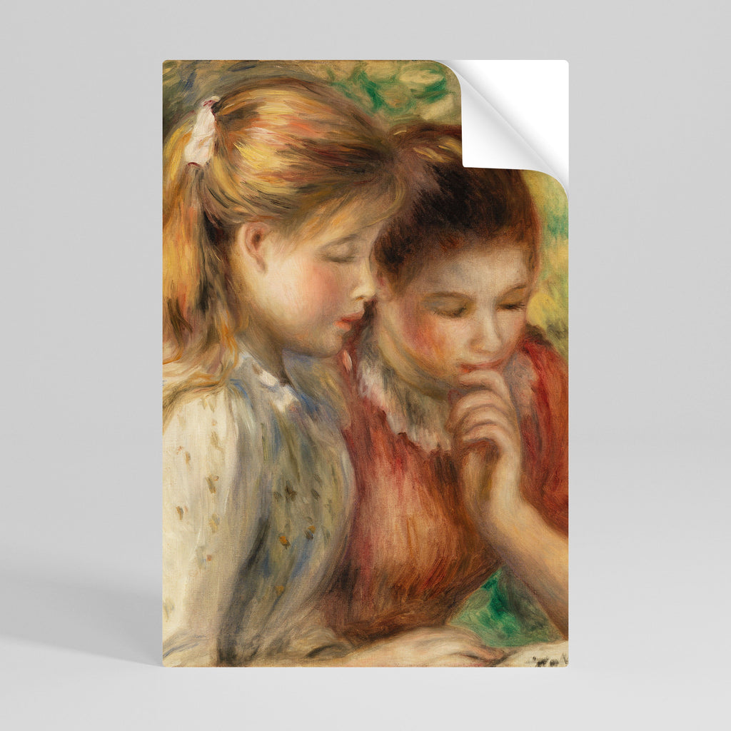 Affiche verticale autocollante « CHUCHOTEMENTS D'AMITIÉ »