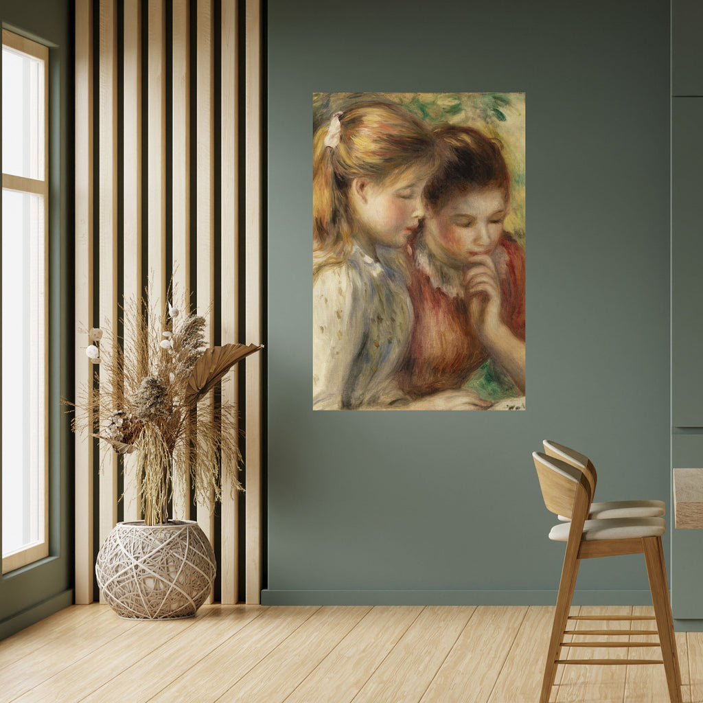 Affiche verticale autocollante « CHUCHOTEMENTS D'AMITIÉ »