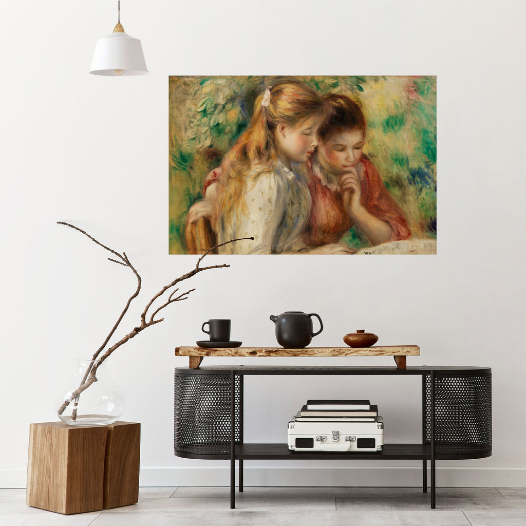 Affiche horizontale autocollante « CHUCHOTEMENTS D'AMITIÉ »