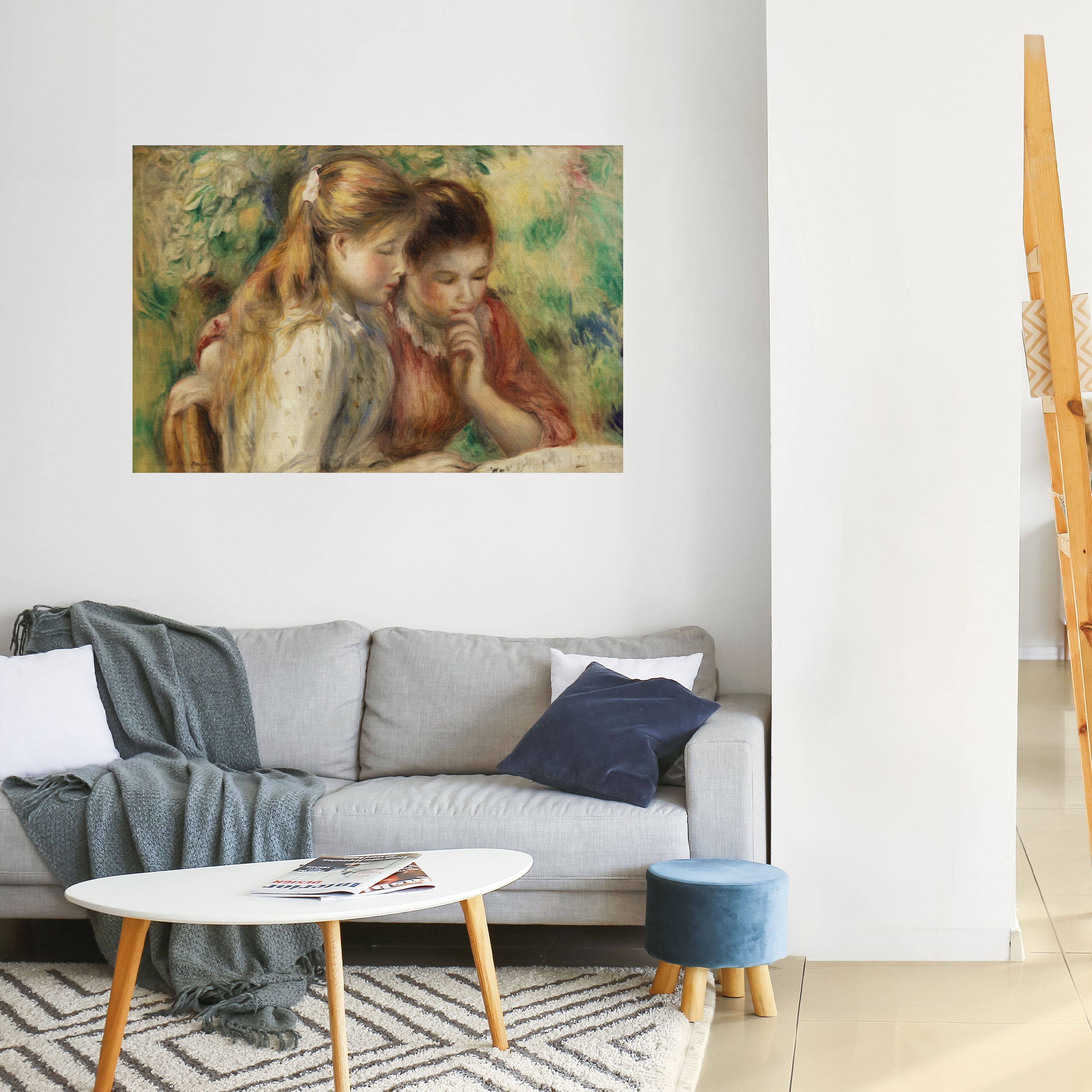 Affiche horizontale autocollante « CHUCHOTEMENTS D'AMITIÉ »